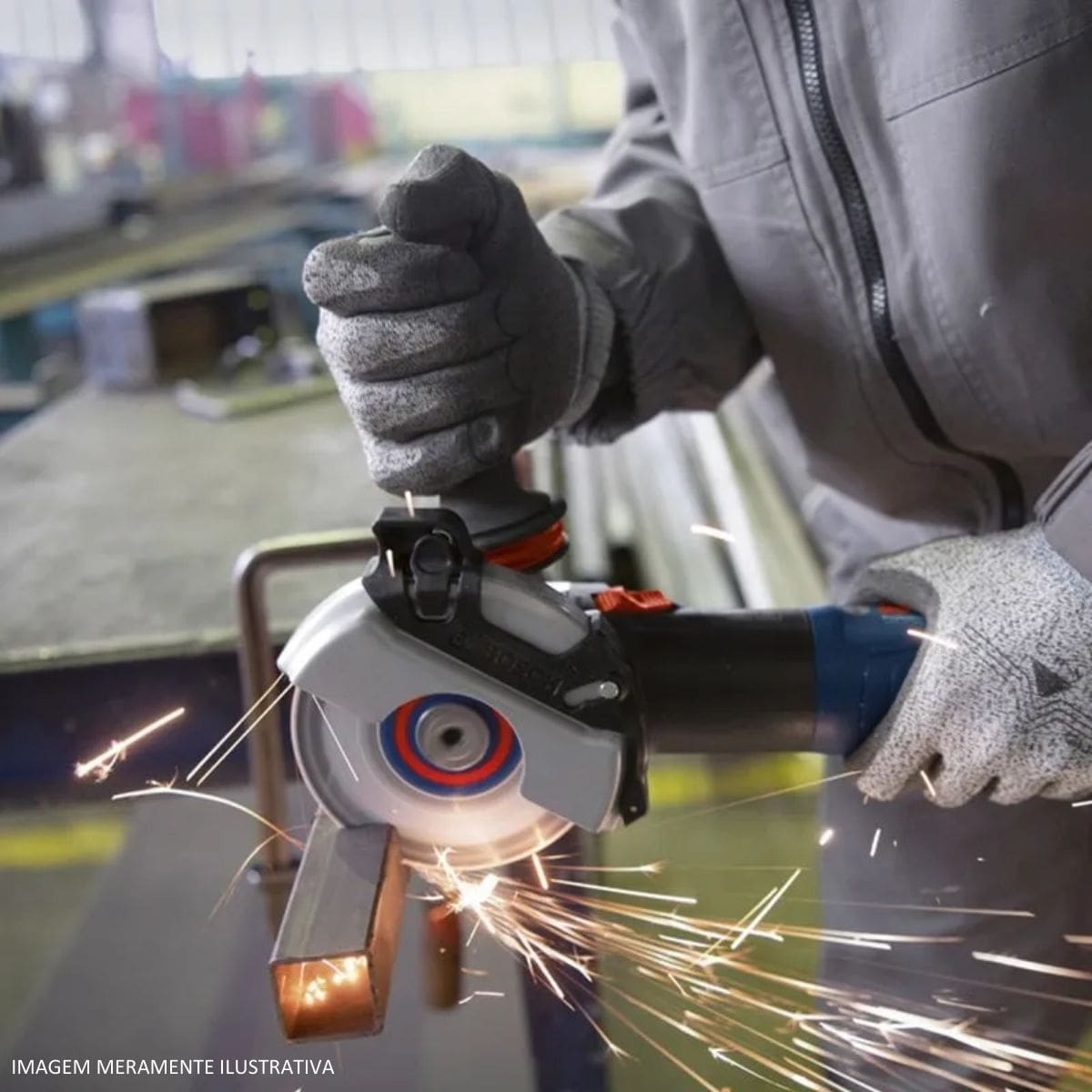 Esmerilhadeira 5 Polegadas GWS 17-125 S 1700W 220V Bosch