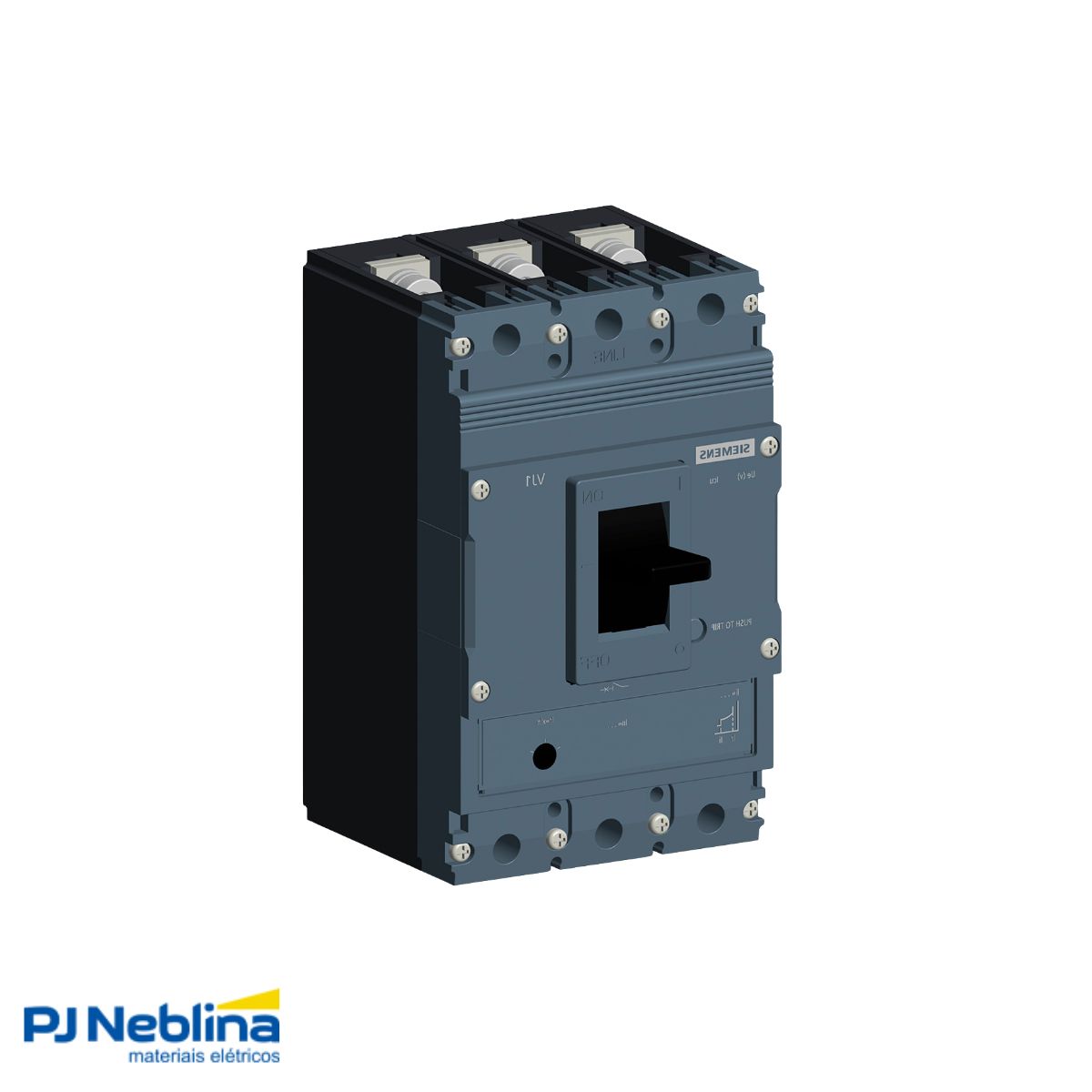 Disjuntor Caixa Moldada Tripolar 80-100A 25Ka 380/415V 50Hz - Siemens