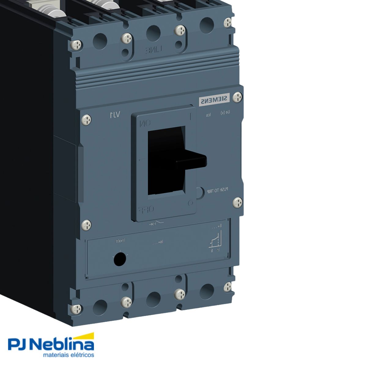 Disjuntor Caixa Moldada Tripolar 80-100A 25Ka 380/415V 50Hz - Siemens