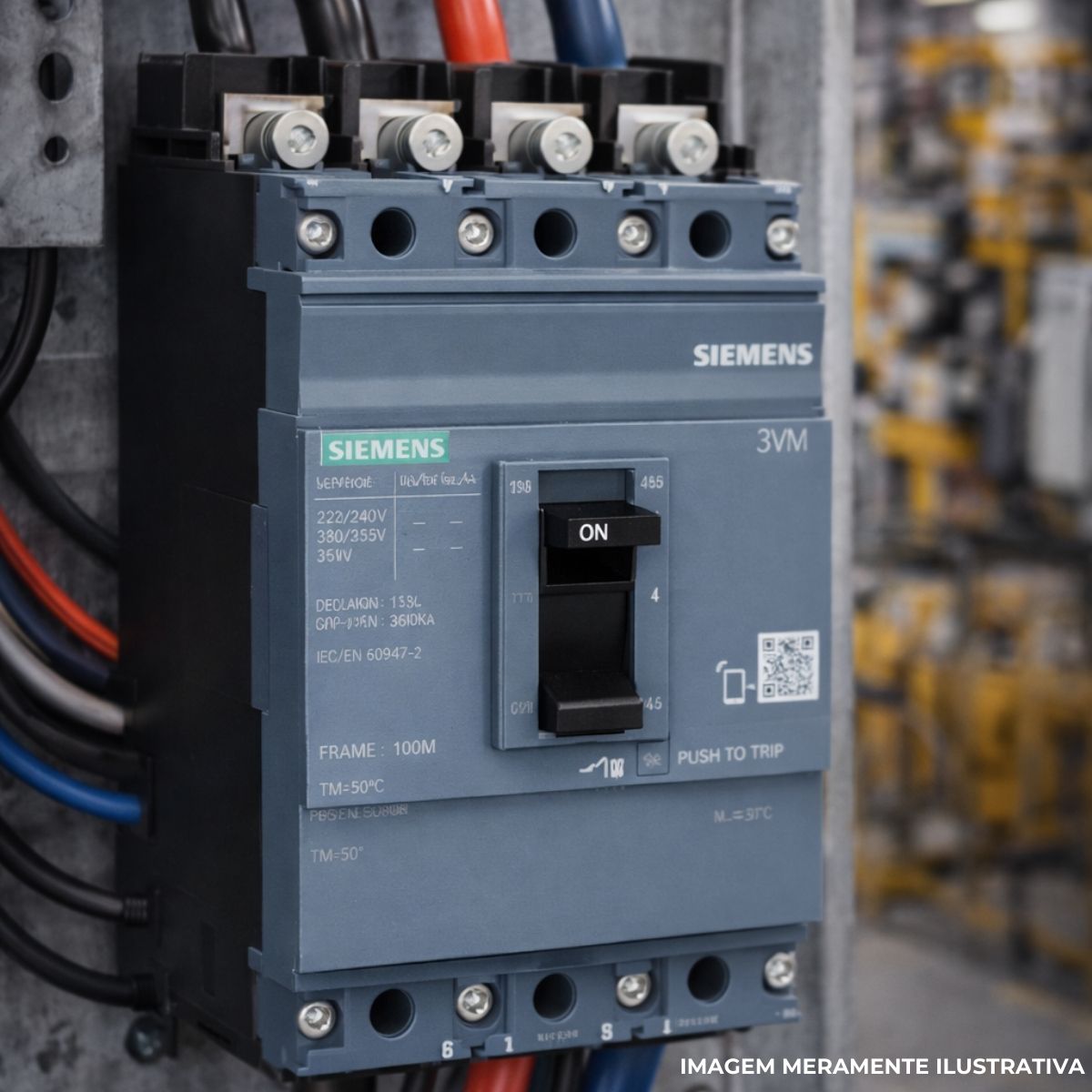 Disjuntor Caixa Moldada Tripolar 128-160A 25Ka 380/415V 50Hz - Siemens