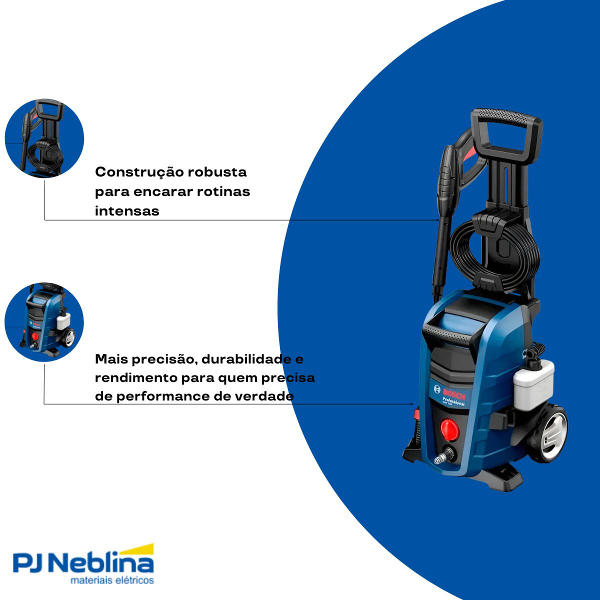 Lavadora Alta Pressão Ghp 180 240L/H 1500W 1800Psi/Libras 220V - Bosch