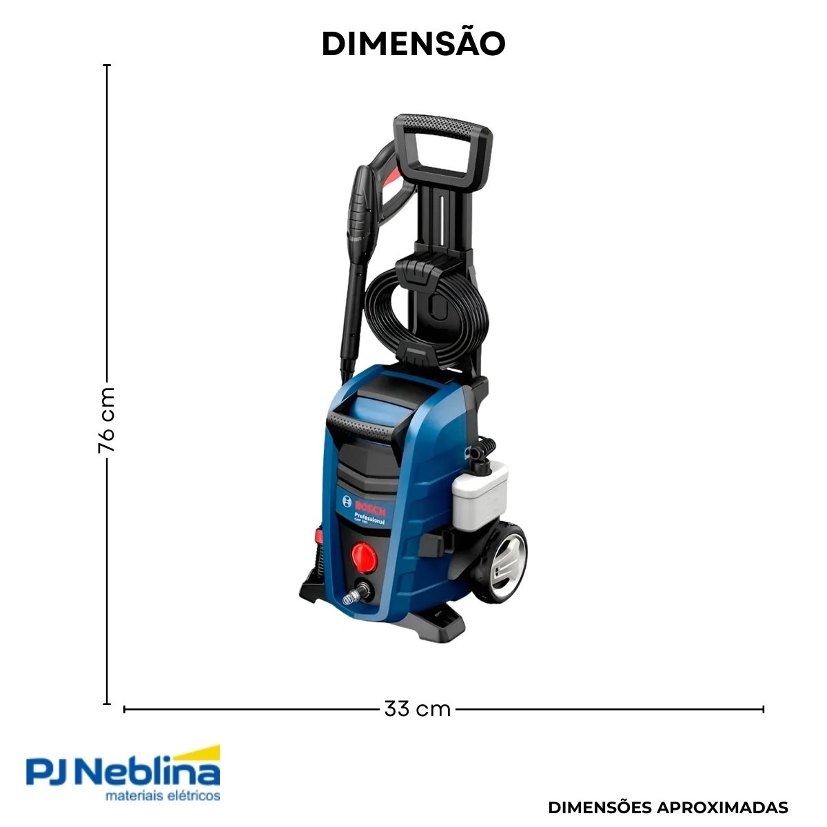 Lavadora Alta Pressão Ghp 180 240L/H 1500W 1800Psi/Libras 220V - Bosch