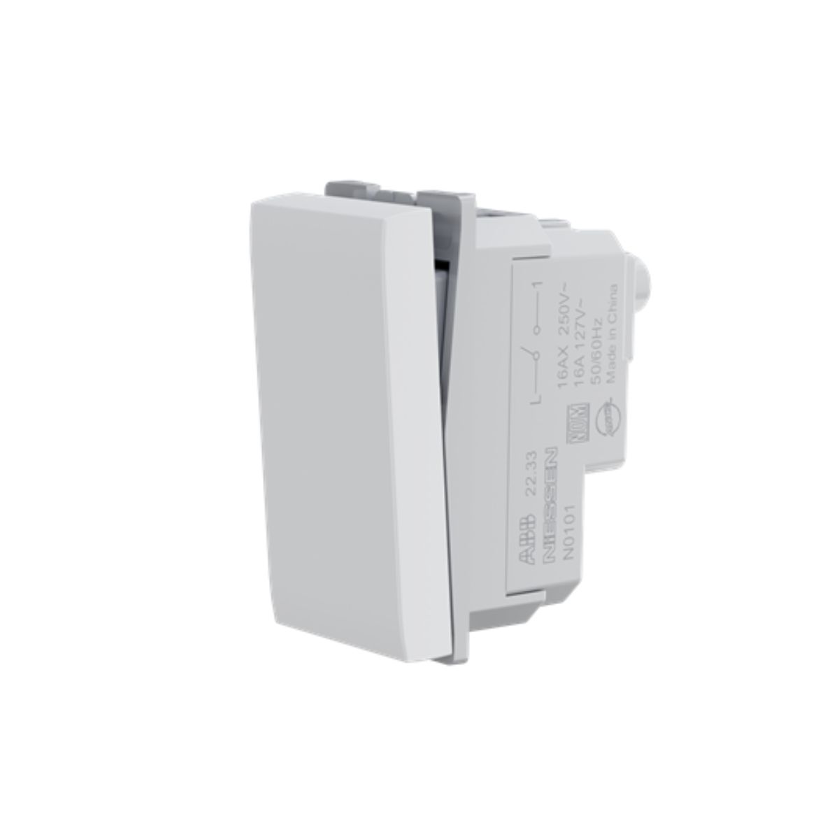Modulo Interruptor Simples 1 Modulo 16A 250V Branco Origen - Abb