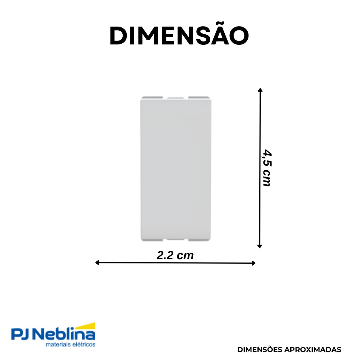 Modulo Interruptor Simples 1 Modulo 16A 250V Branco Origen - Abb