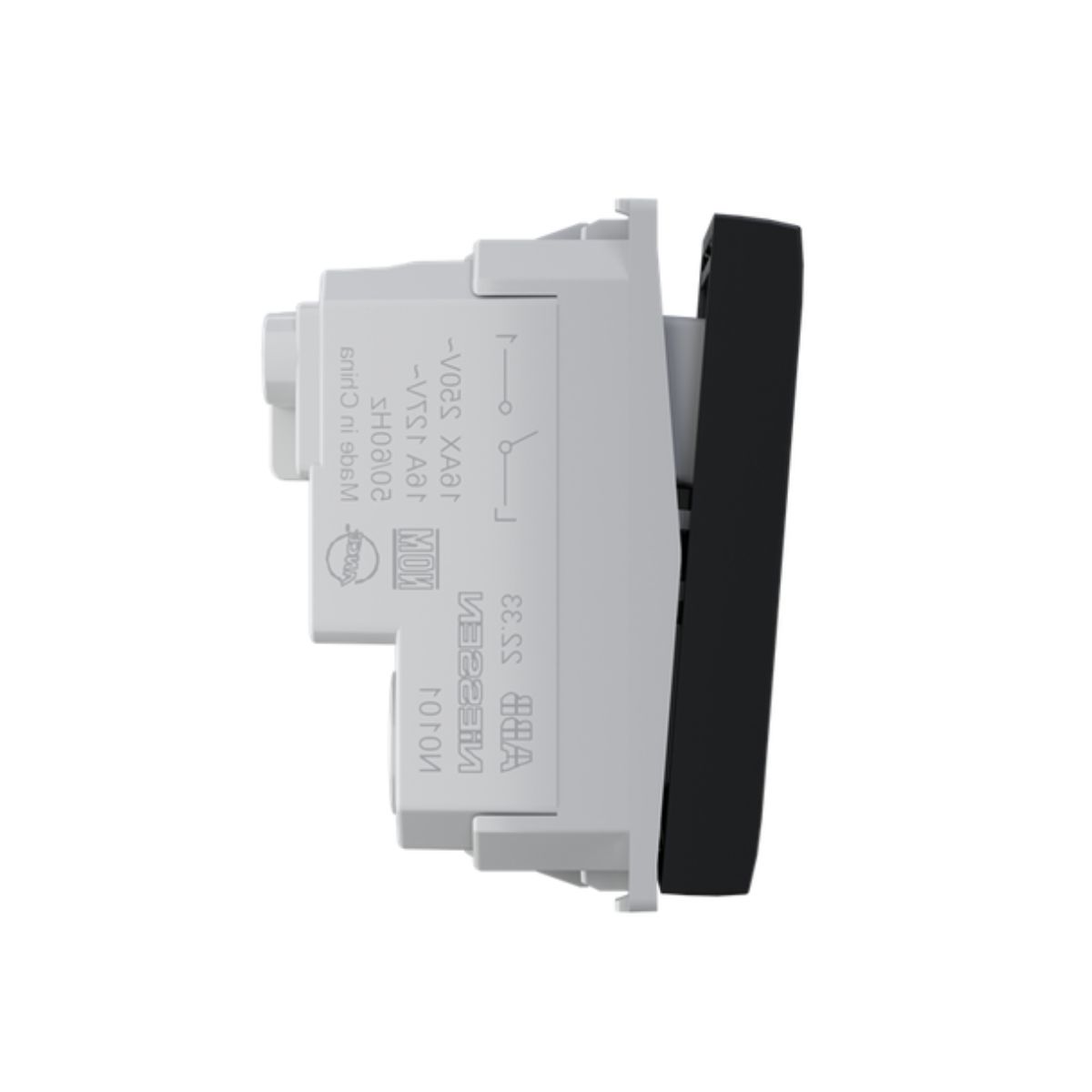 Modulo Interruptor Simples 1 Modulo 16A 250V Preto Origen - Abb