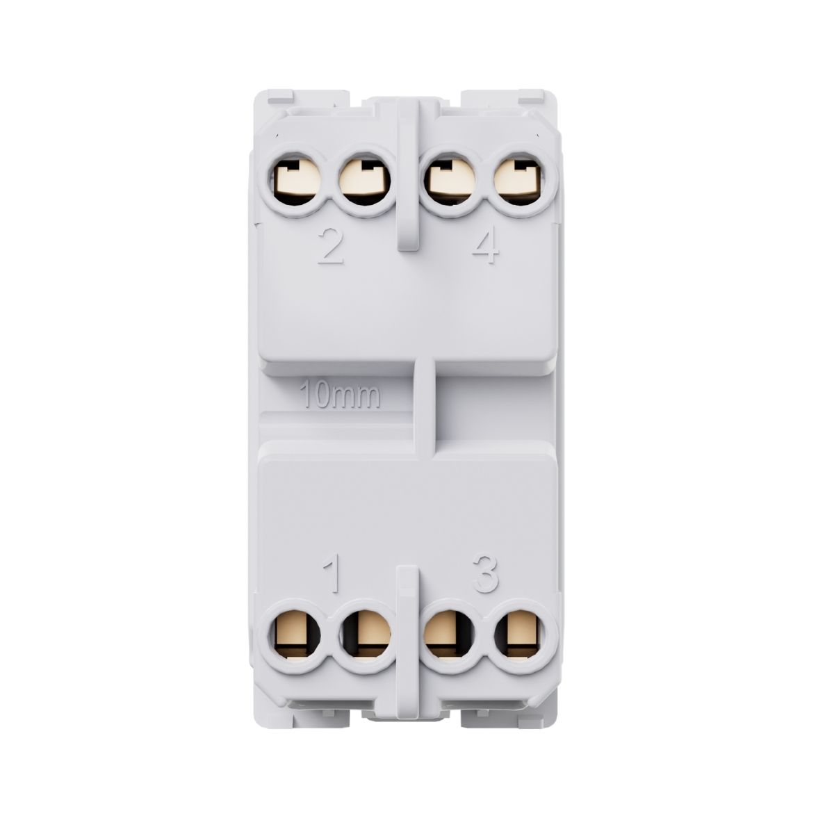 Modulo Interruptor Bipolar Simples 1 Módulos 16A 250V Branco Origen - Abb