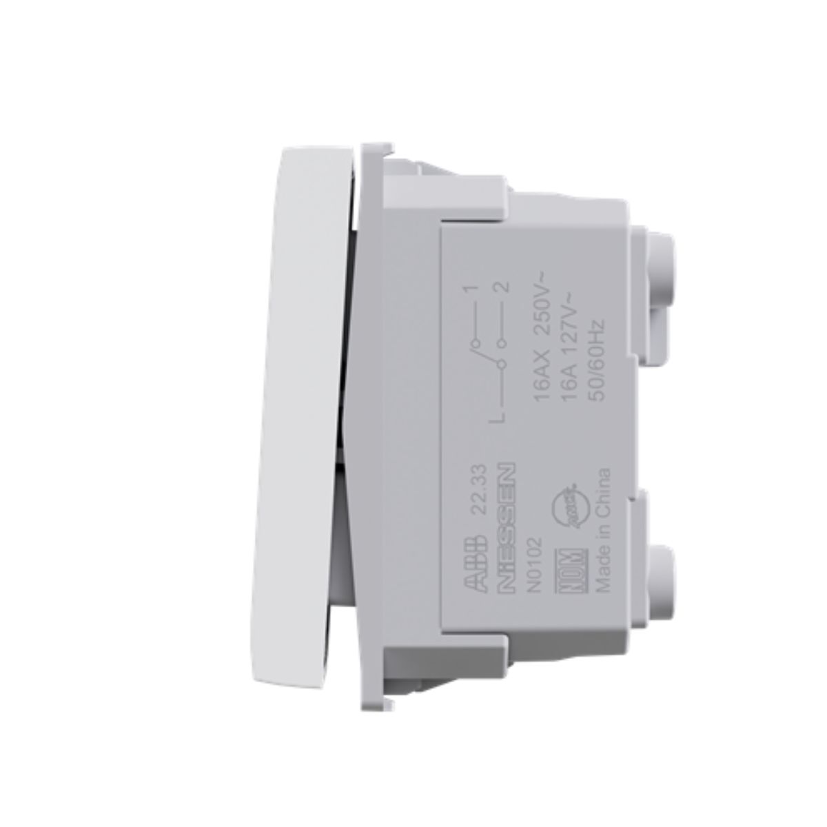 Modulo Interruptor Paralelo 1 Modulo 16A 250V Branco Origen - Abb