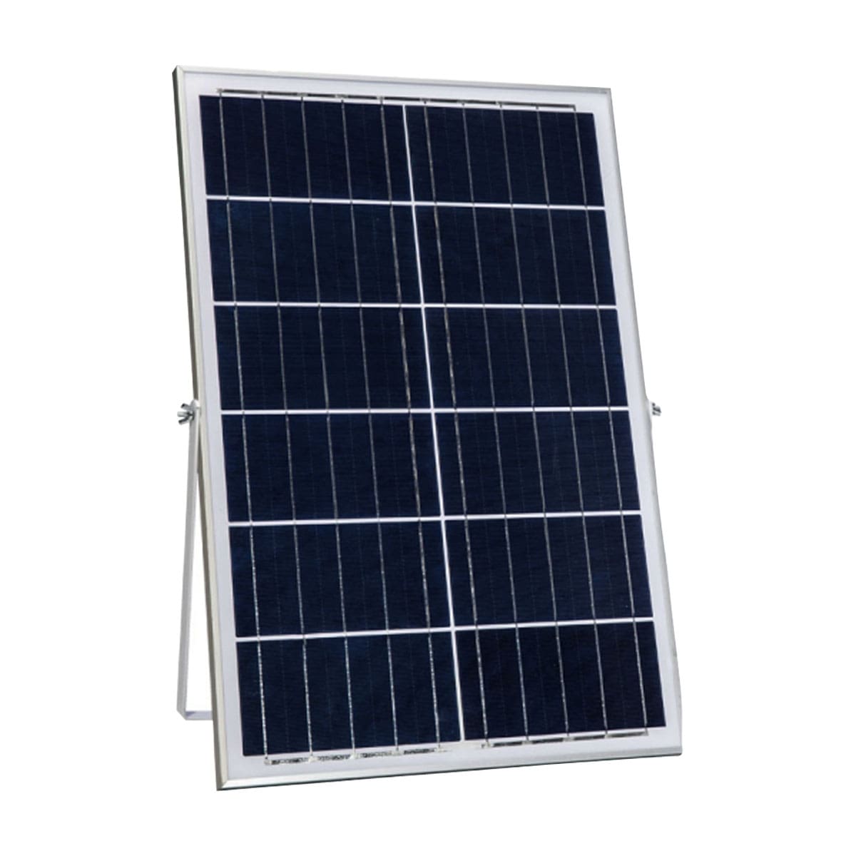 Luminária Refletor Solare Led Retangular Preto 100W 6500K Luz Branca 1800Lm 90G Com Painel/Sensor Presença Avant