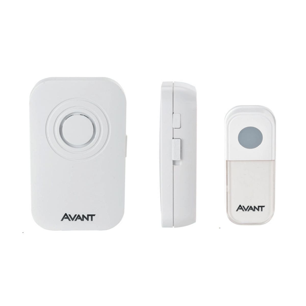 Campainha Eletrônica Sem Fio Branco 2x Pilhas AA 32 Toques Policarbonato Avant