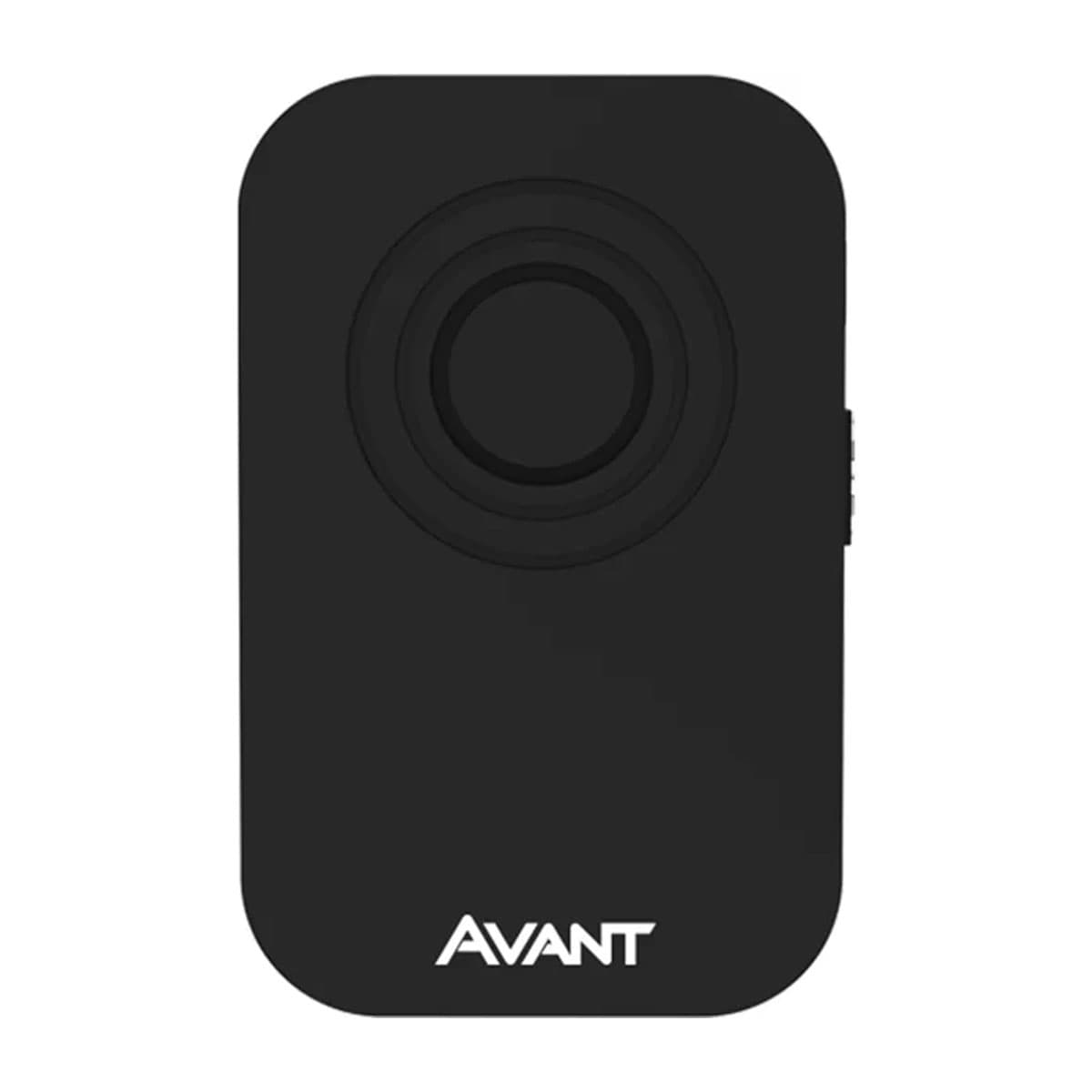 Campainha Eletrônica Sem Fio Preto 2x Pilhas AA 32 Toques Policarbonato Avant