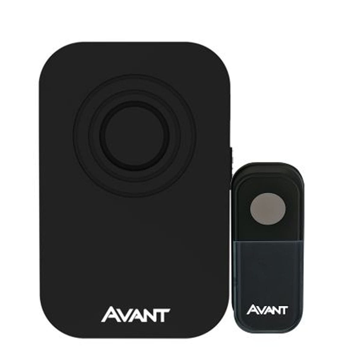 Campainha Digital Sem Fio Preto Tomada Bivolt 2 Pilhas AA 32 Melodias Avant