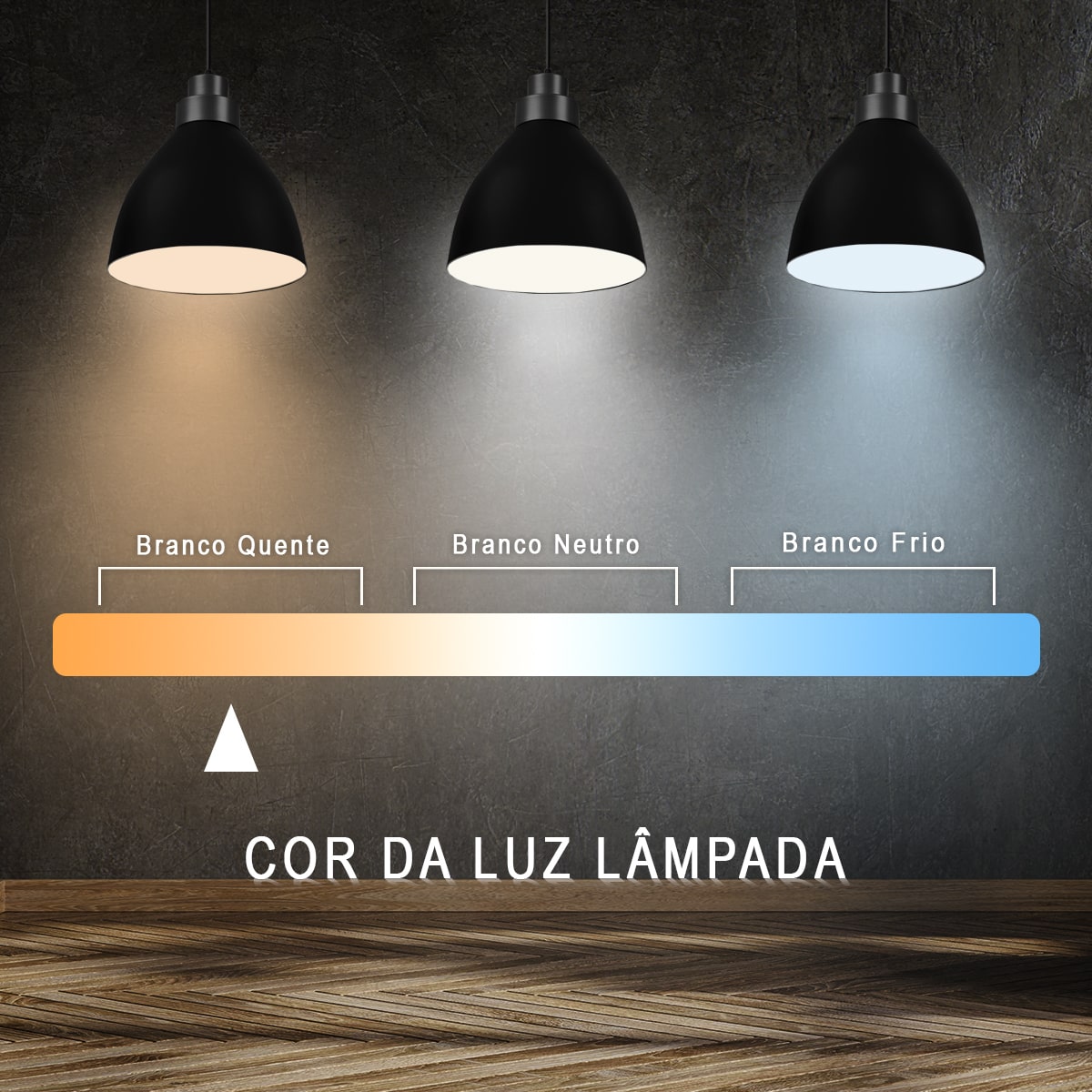 Luminária Balizador Led Embutir Quadrado Branco 2W Bivolt 3000K Luz Amarela 120Lm 25000H Avant