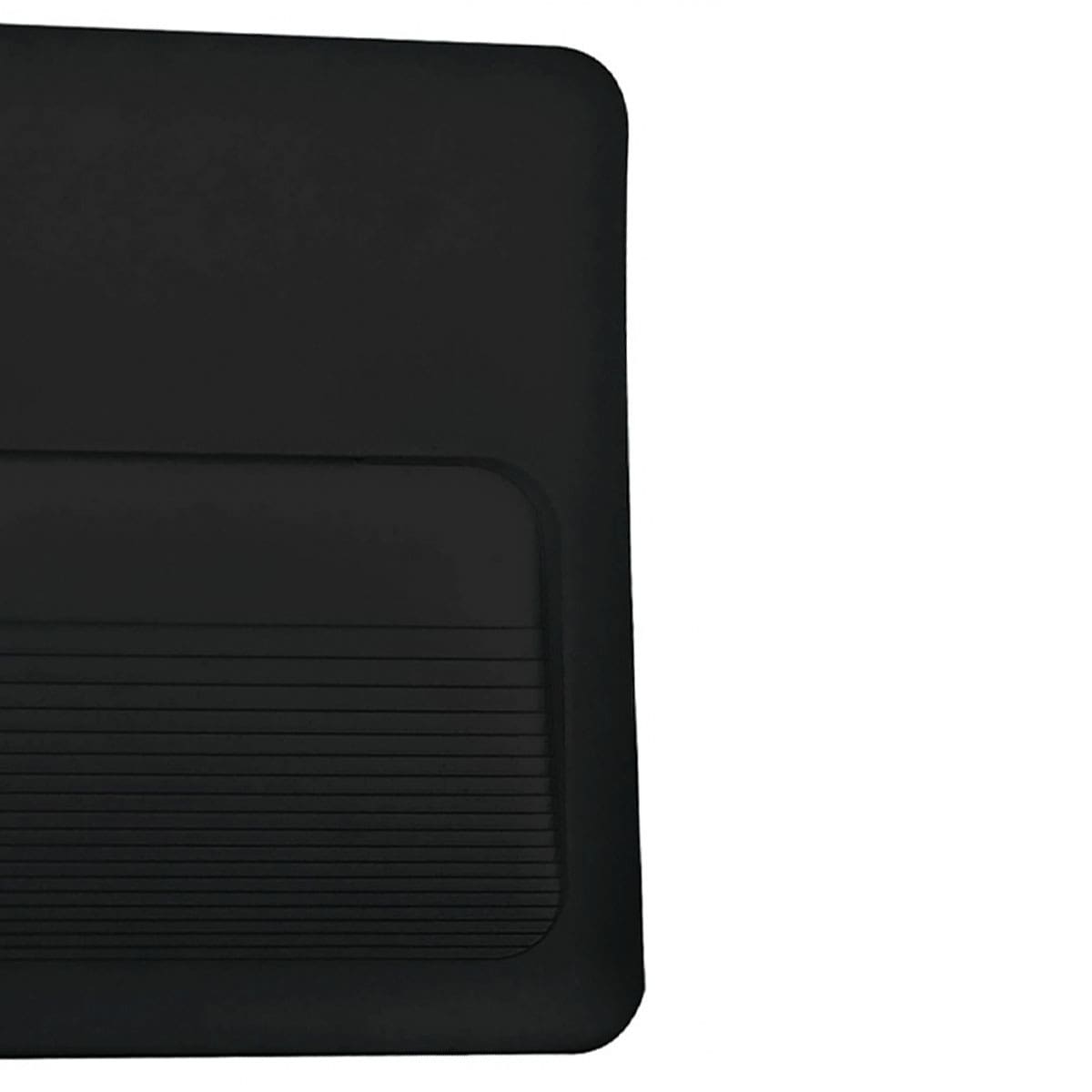 Luminária Balizador Led Embutir Quadrado Preto 2W Bivolt 6500K Luz Branca 120Lm 123x123x11mm Avant