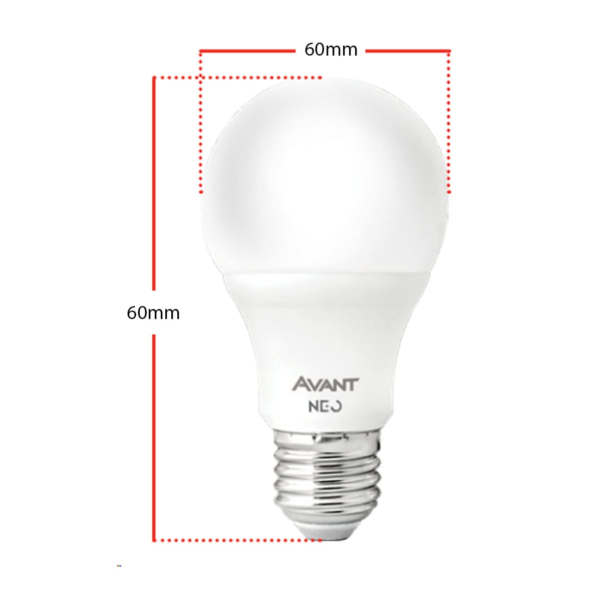 Lâmpada Led Inteligente Wifi P60 15W Bivolt E27 2700K-6500K/Rgb 1200Lm 25000H 60x60mm Avant