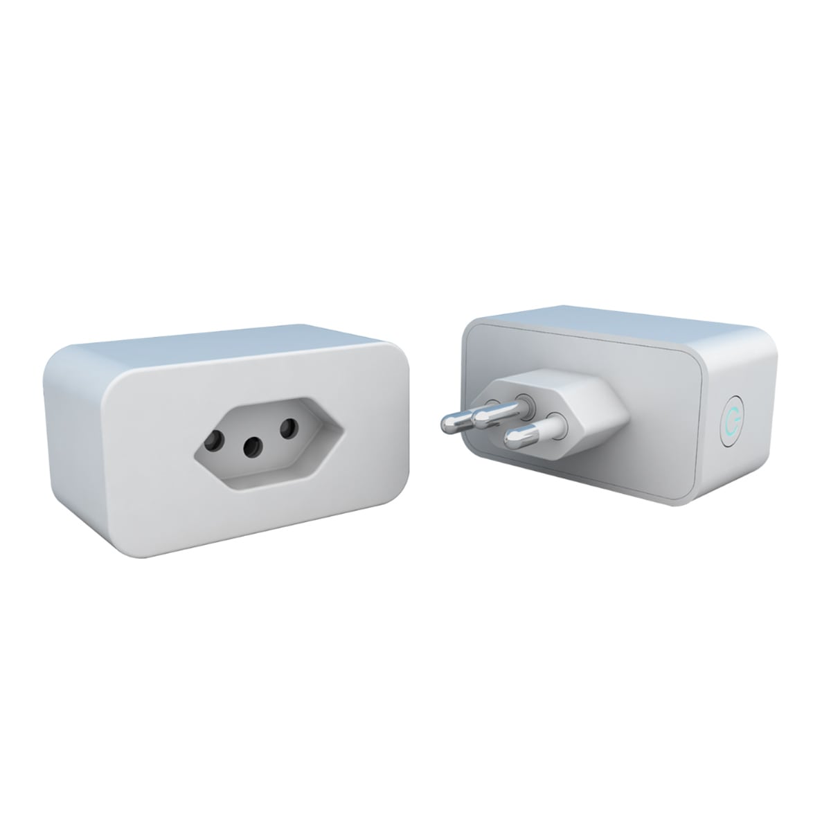 Tomada Inteligente Smart Wifi 2P+T Hexagonal 10A Bivolt Branco Neo Android/Ios Com Comando Voz Alexa/Google Avant
