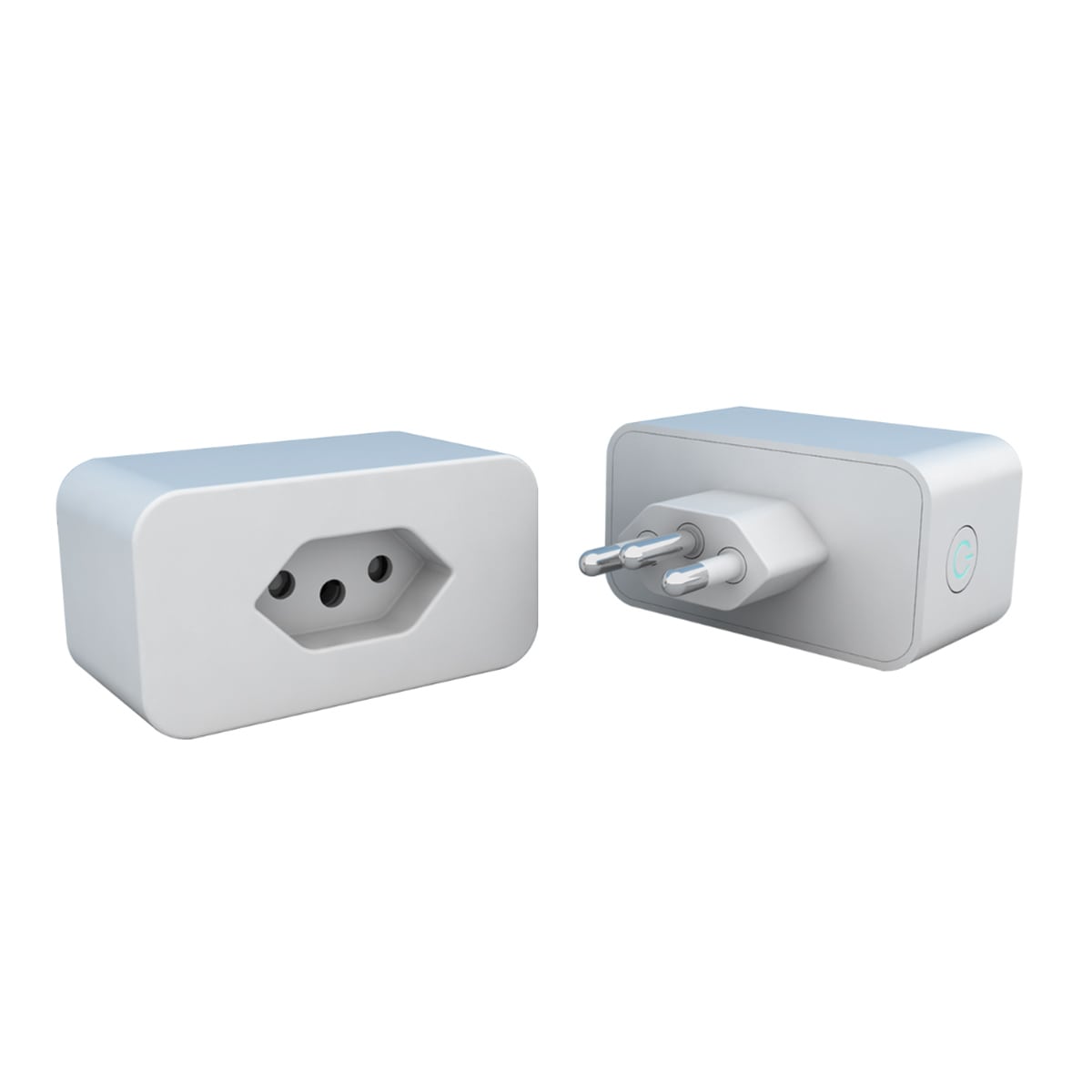 Tomada Inteligente Smart Wifi 2P+T Hexagonal 20A Bivolt Branco Neo Android/Ios Com Comando Voz Alexa/Google Avant