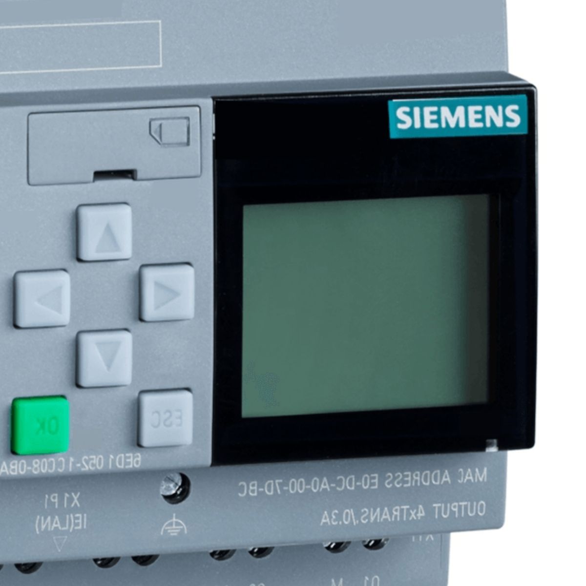 Controlador Clp Entrada/Saída Digital 8Ed/4Sd Ethernet 24Vca/Cc 24Rce Logo C/Display - Siemens