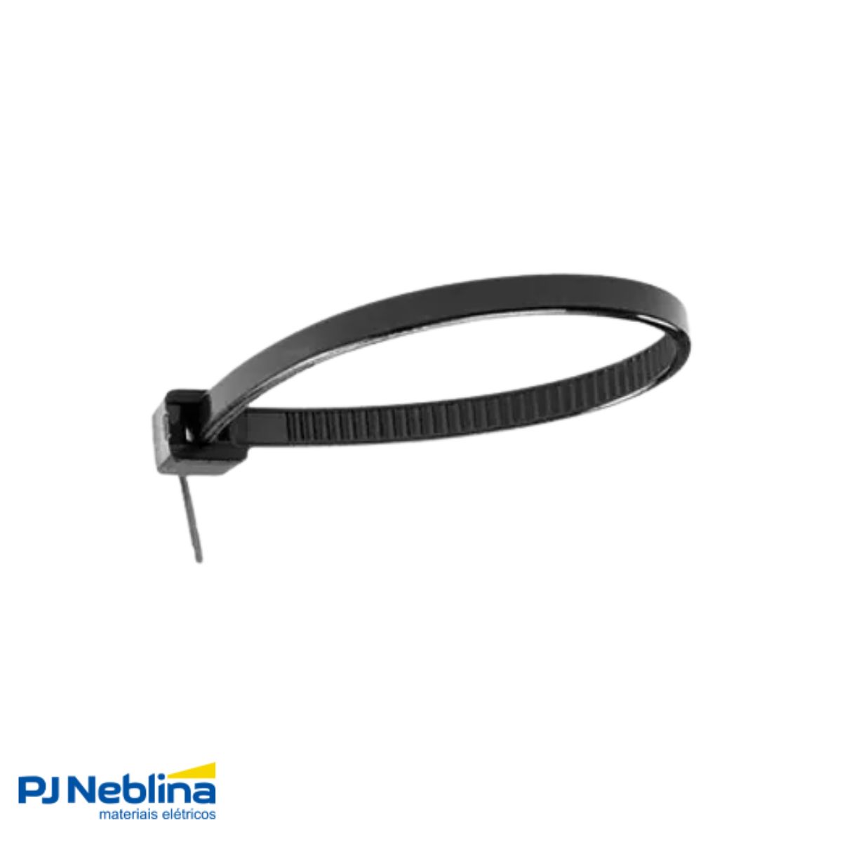 Braçadeira Flexível Poliamida Uv 150X2,5Mm Preto C/100Un - Frontec
