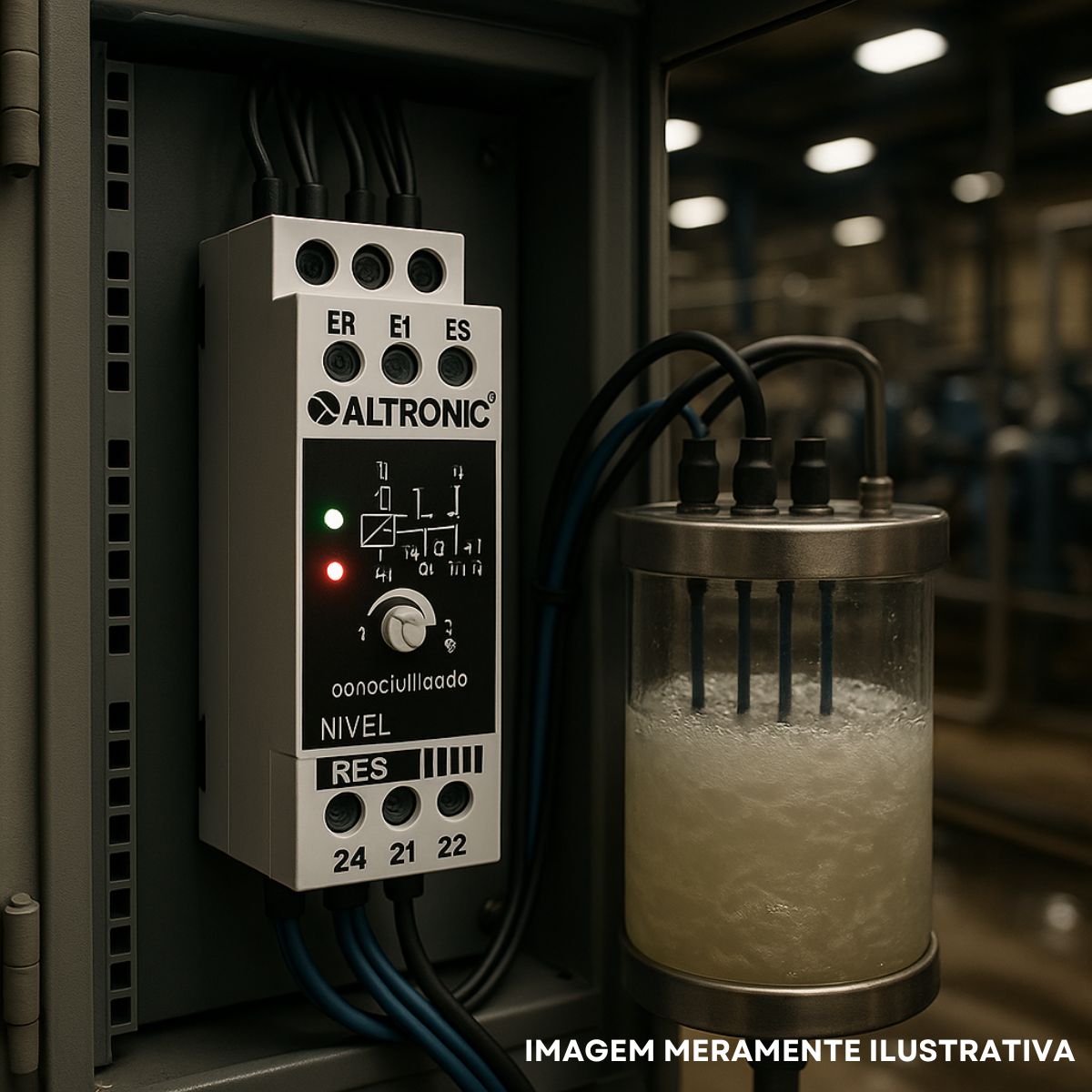 Relé Controle Revezamento Bomba Superior/Inferior Escala 0-6Seg 2Rev (Spdt) - Altronic