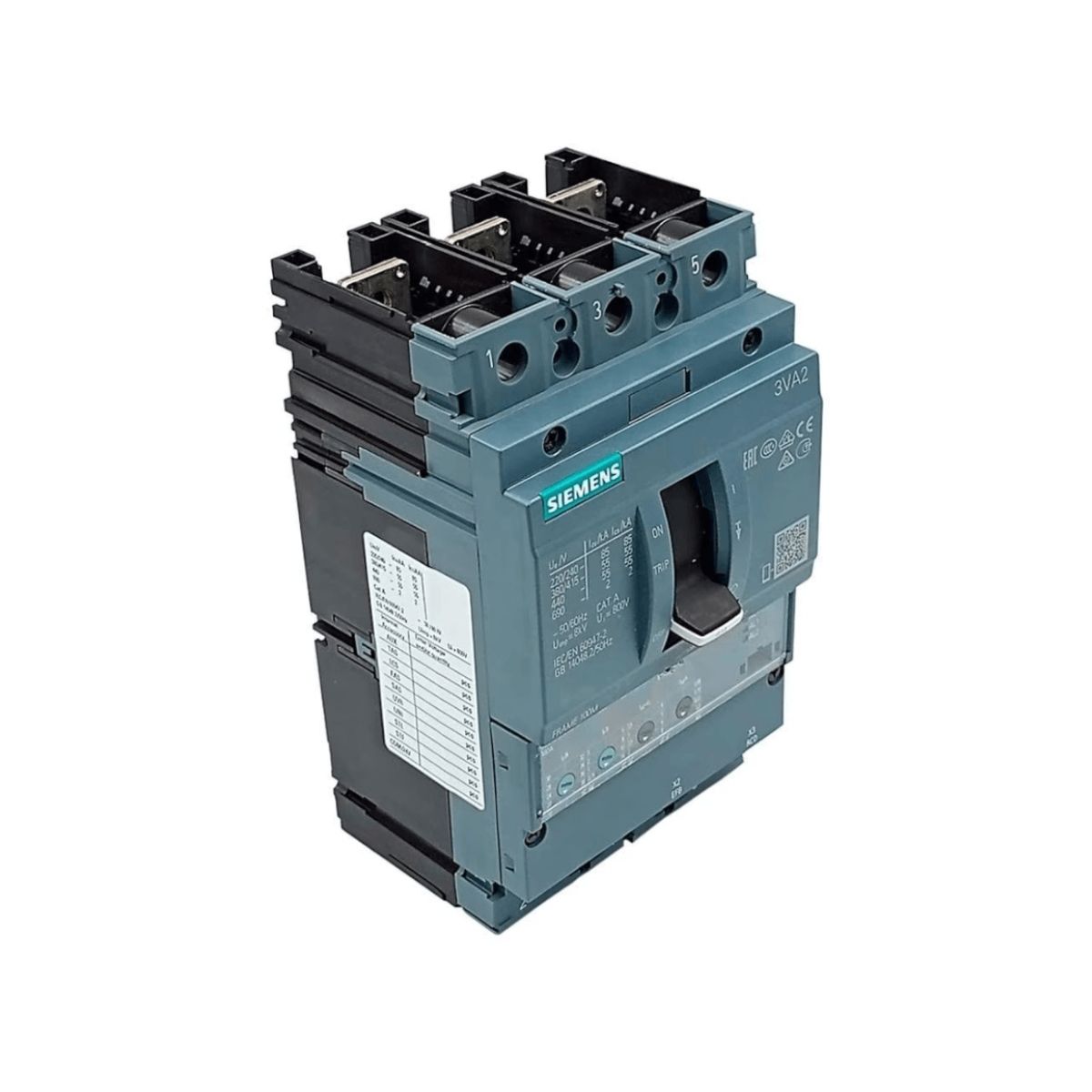 Disjuntor Caixa Moldada Tripolar 40A 16Ka 415V 50/60Hz - Siemens