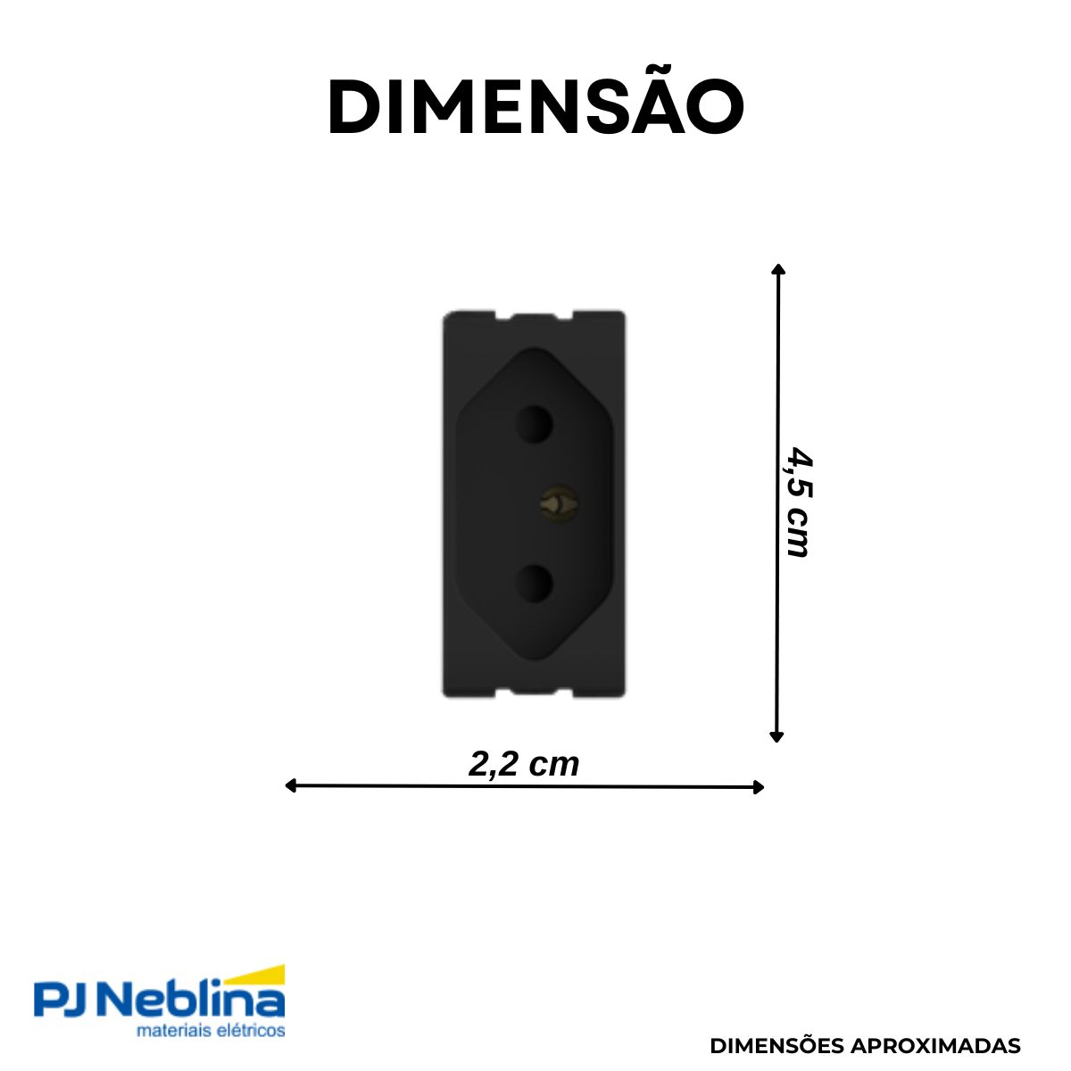 Modulo Tomada 2p+t 1 Mod 20a 250v Pt Origen