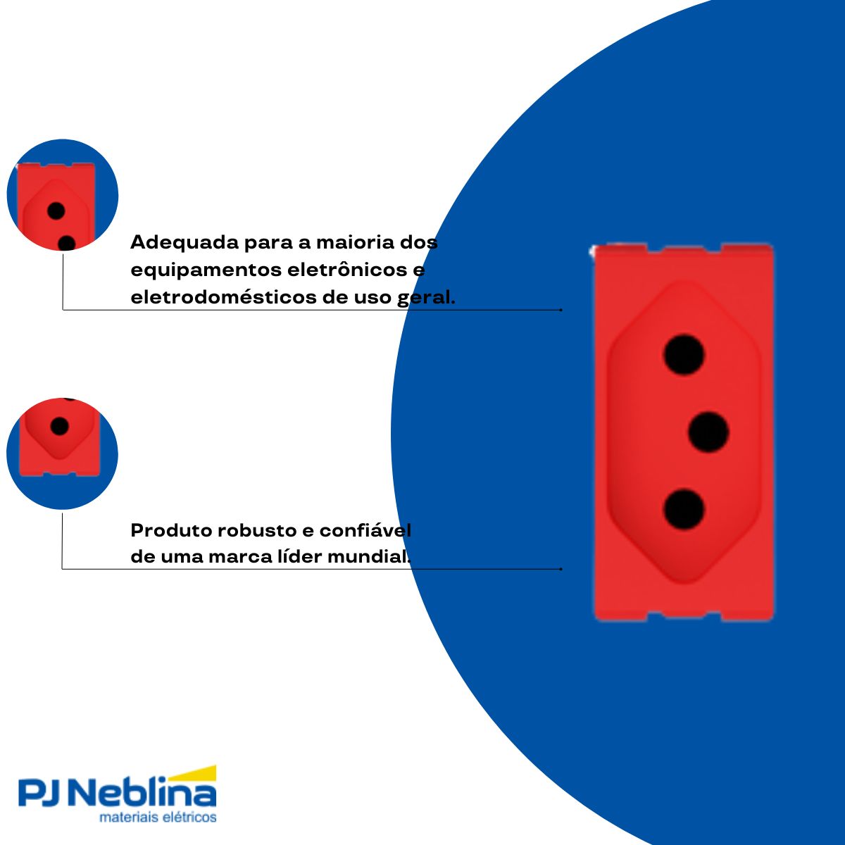 Modulo Tomada 2p+t 1 Mod 20a 250v Vm Origen
