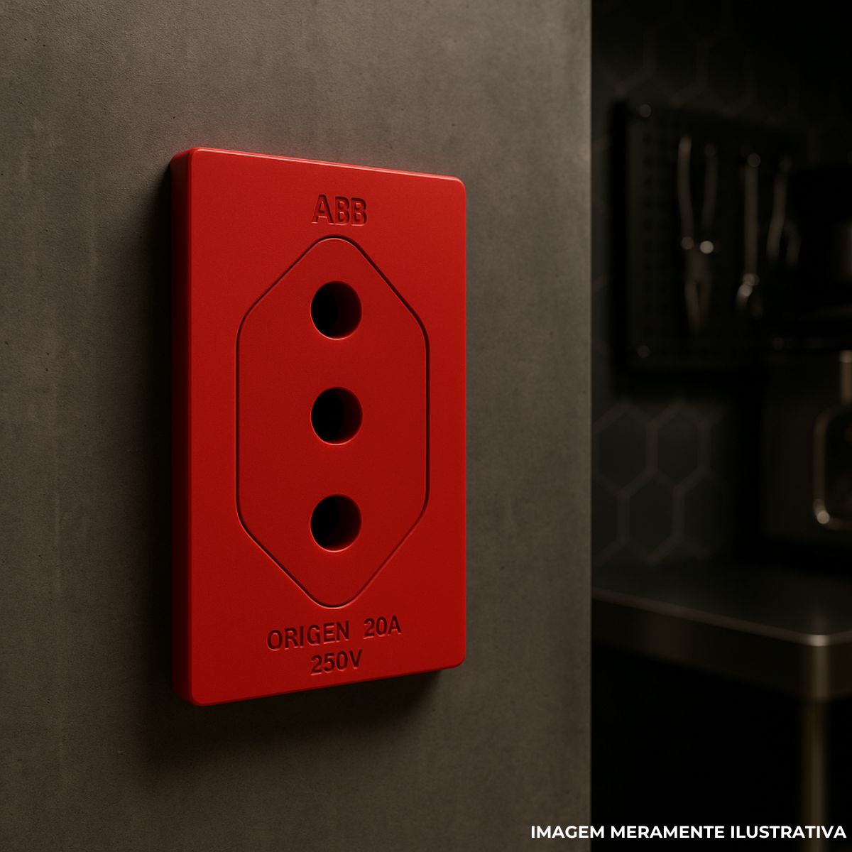 Modulo Tomada 2p+t 1 Mod 20a 250v Vm Origen