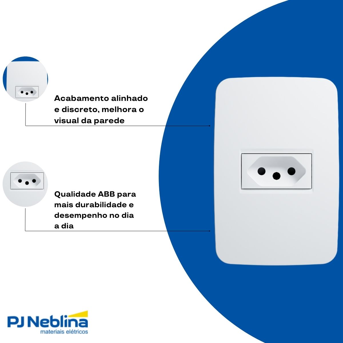 Conjunto 1 Tom 2p+t Horizontal 20a 250v C/placa 4x2 Bc Orige