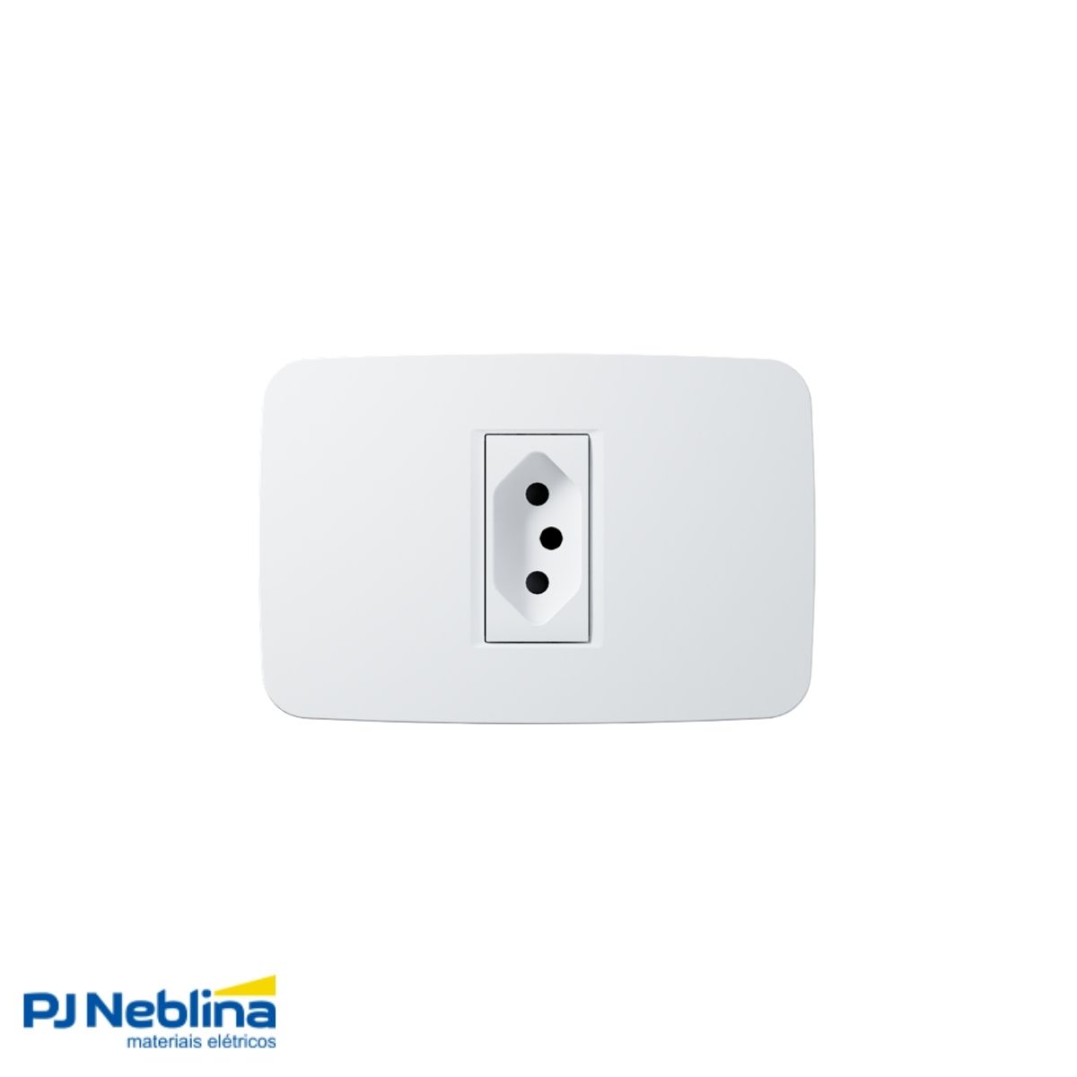 Conjunto 1 Tom 2p+t Horizontal 20a 250v C/placa 4x2 Bc Orige