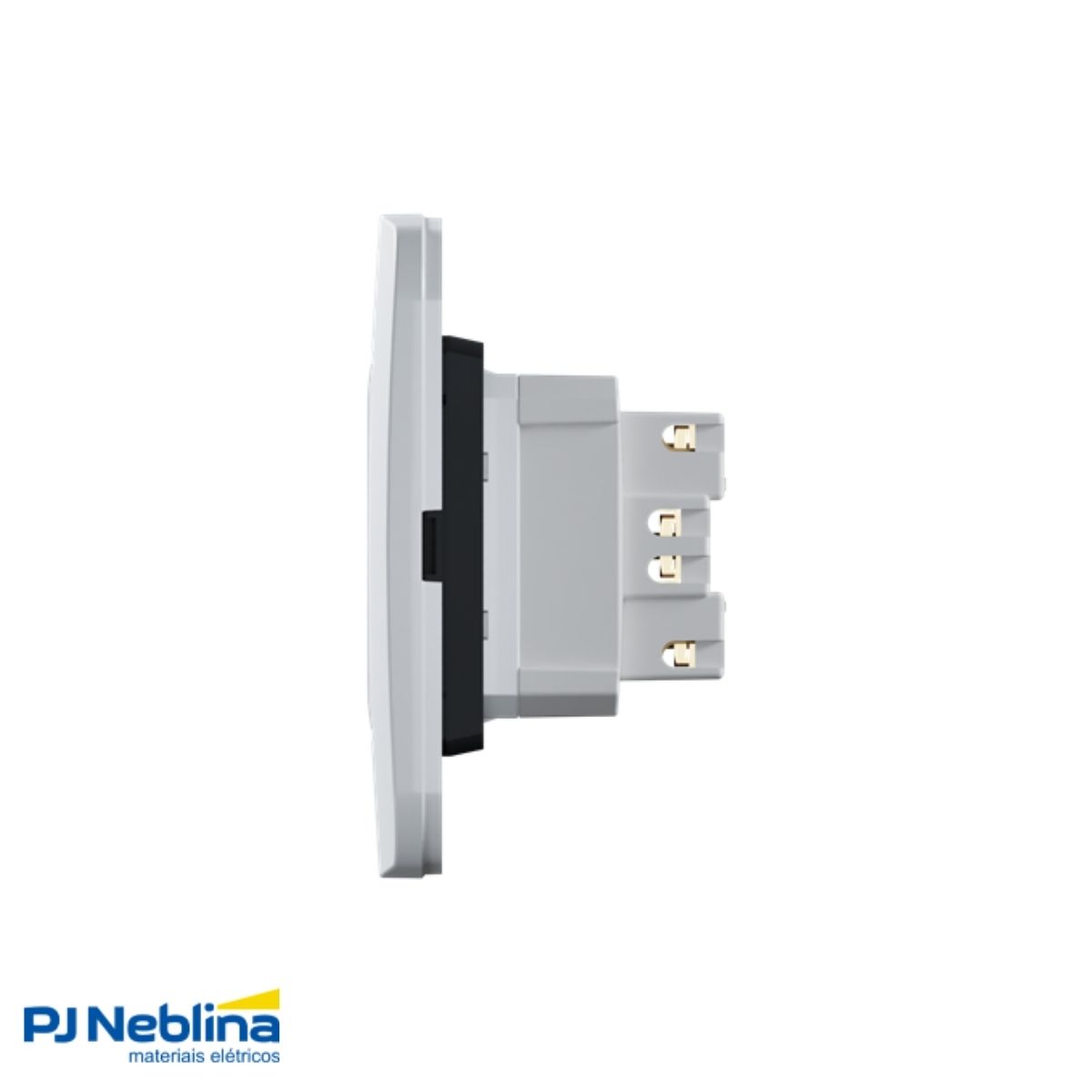 Conjunto 1 Tom 2p+t Horizontal 20a 250v C/placa 4x2 Bc Orige