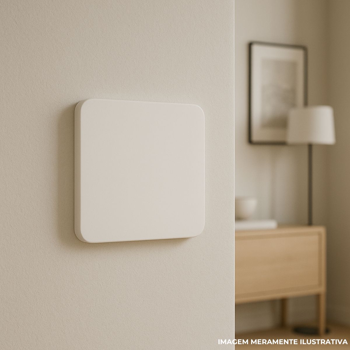 Placa Acabamento 4X4 Cega Branco Origen - Abb