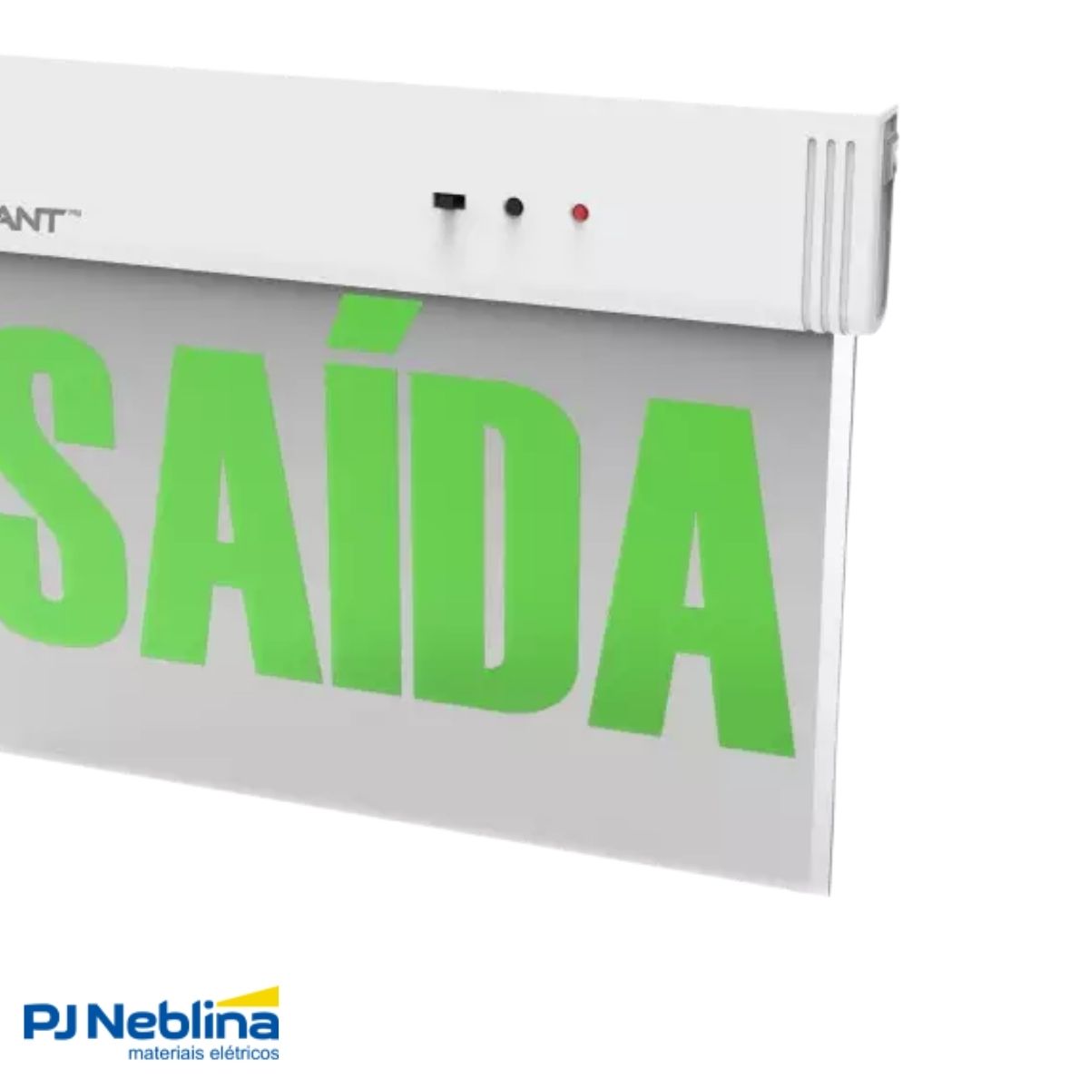 Luminária Emergência Led Balizam Sobrepor Saída 1W Bivolt Vd 30Lm 4H Ip20 - Avant