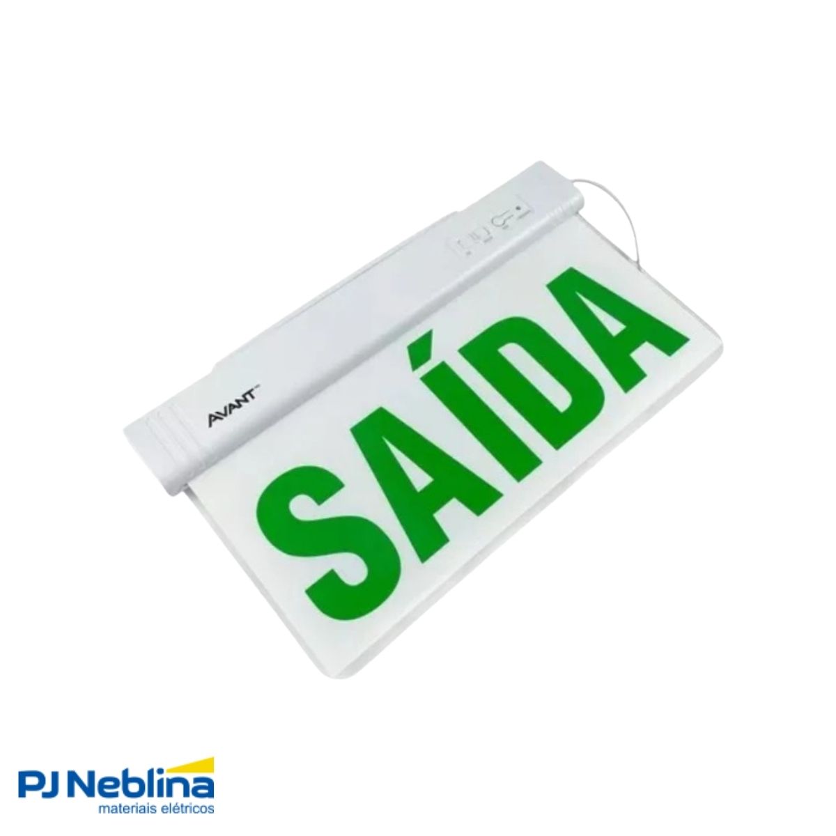 Luminária Emergência Led Balizam Sobrepor Saída 1W Bivolt Vd 40Lm 4H Ip20 - Avant