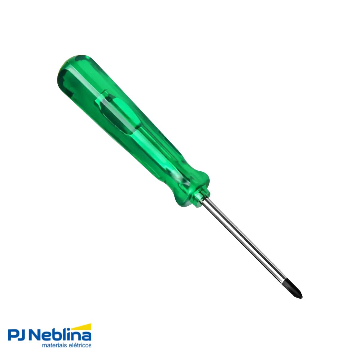Chave Fenda Ponta Cruzada (Philips) Ph0 1/8X5Pol (3X125Mm) Cabo Anatômico Verde - Mtx