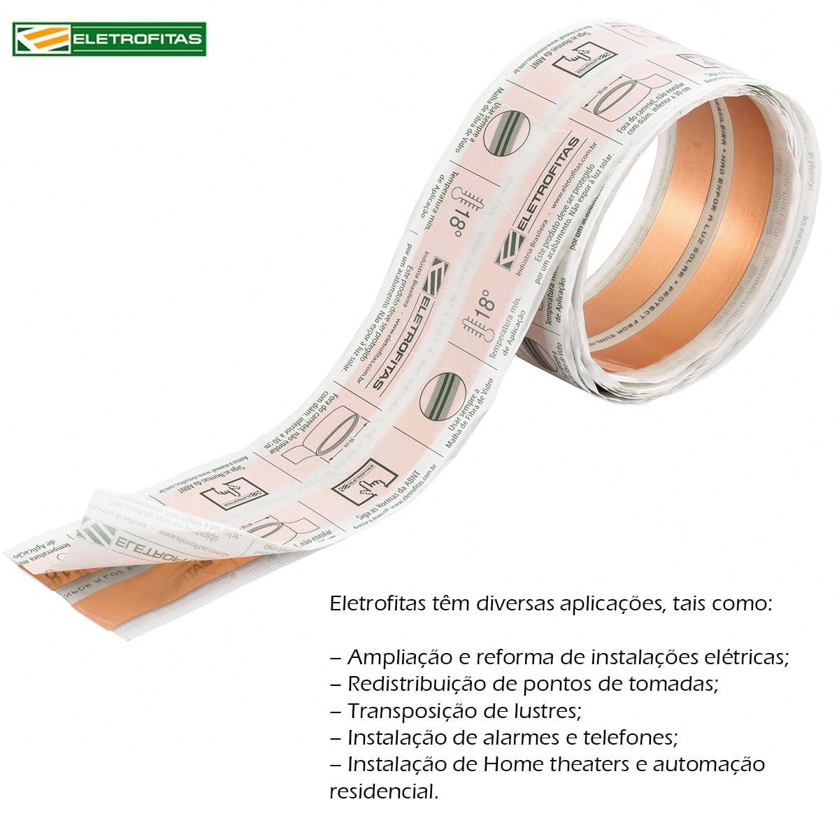 Kit Eletrofita Duas Pistas 20A 750V 2 Metros - Eletrofitas