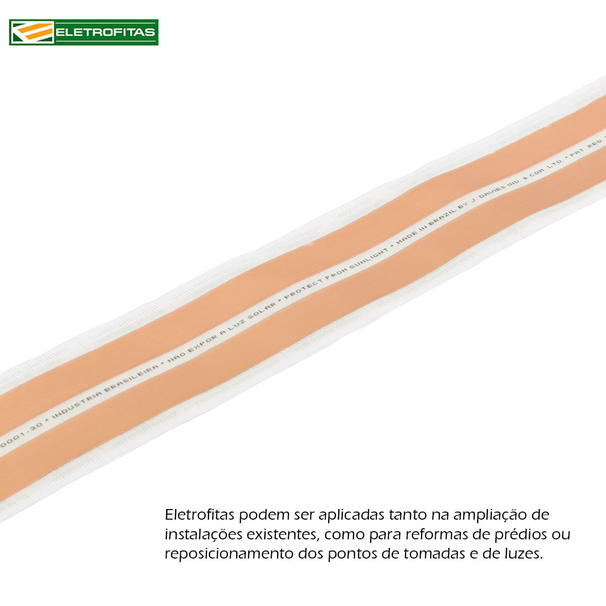 Kit Eletrofita Duas Pistas 20A 750V 2 Metros - Eletrofitas
