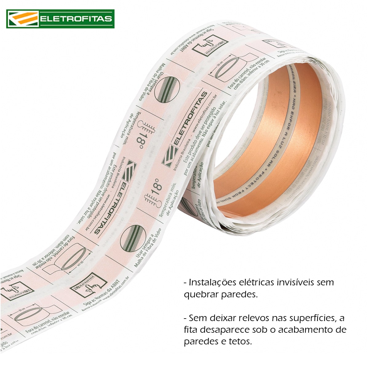 Kit Eletrofita Duas Pistas 20A 750V 5 Metros - Eletrofitas