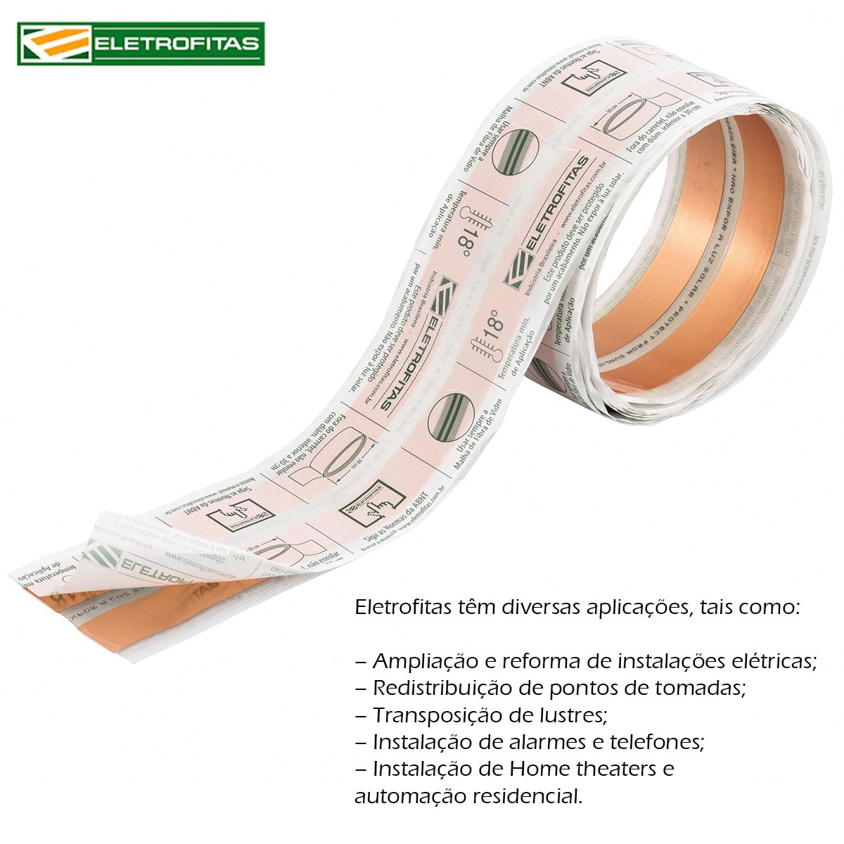 Kit Eletrofita Duas Pistas 20A 750V 5 Metros - Eletrofitas