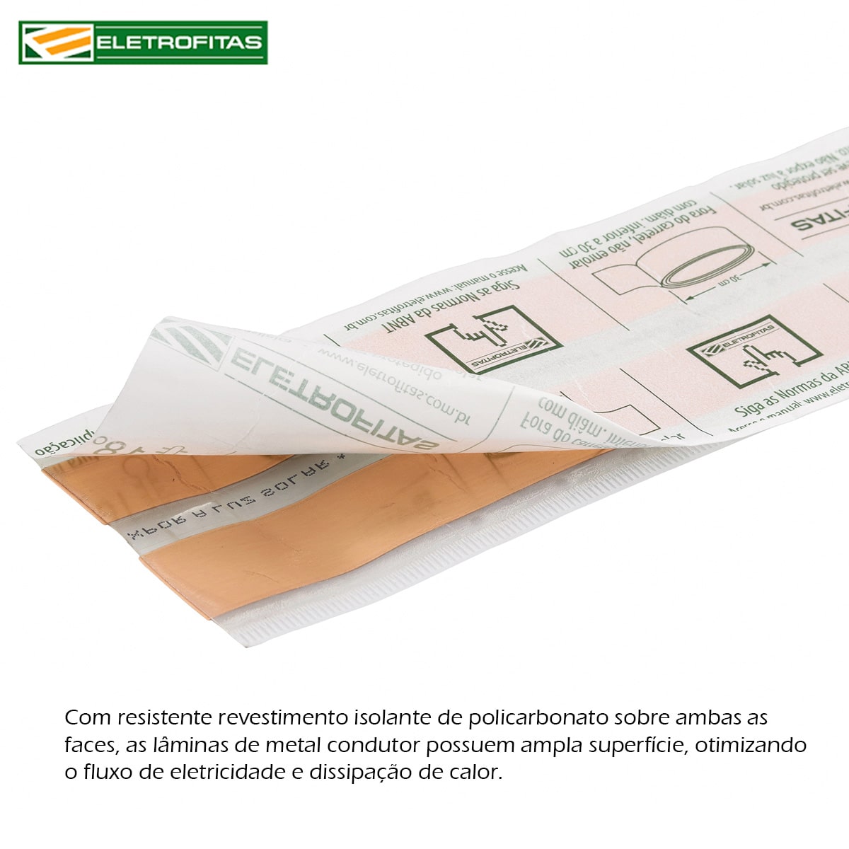 Kit Eletrofita Duas Pistas 20A 750V 5 Metros - Eletrofitas