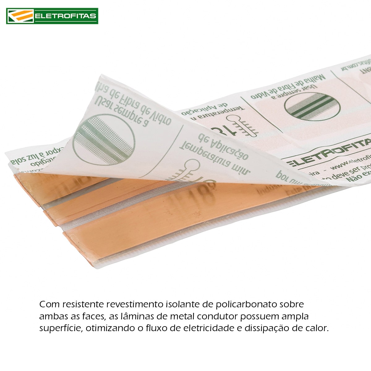 Kit Eletrofita Três Pistas 20A 750V 2 Metros - Eletrofitas