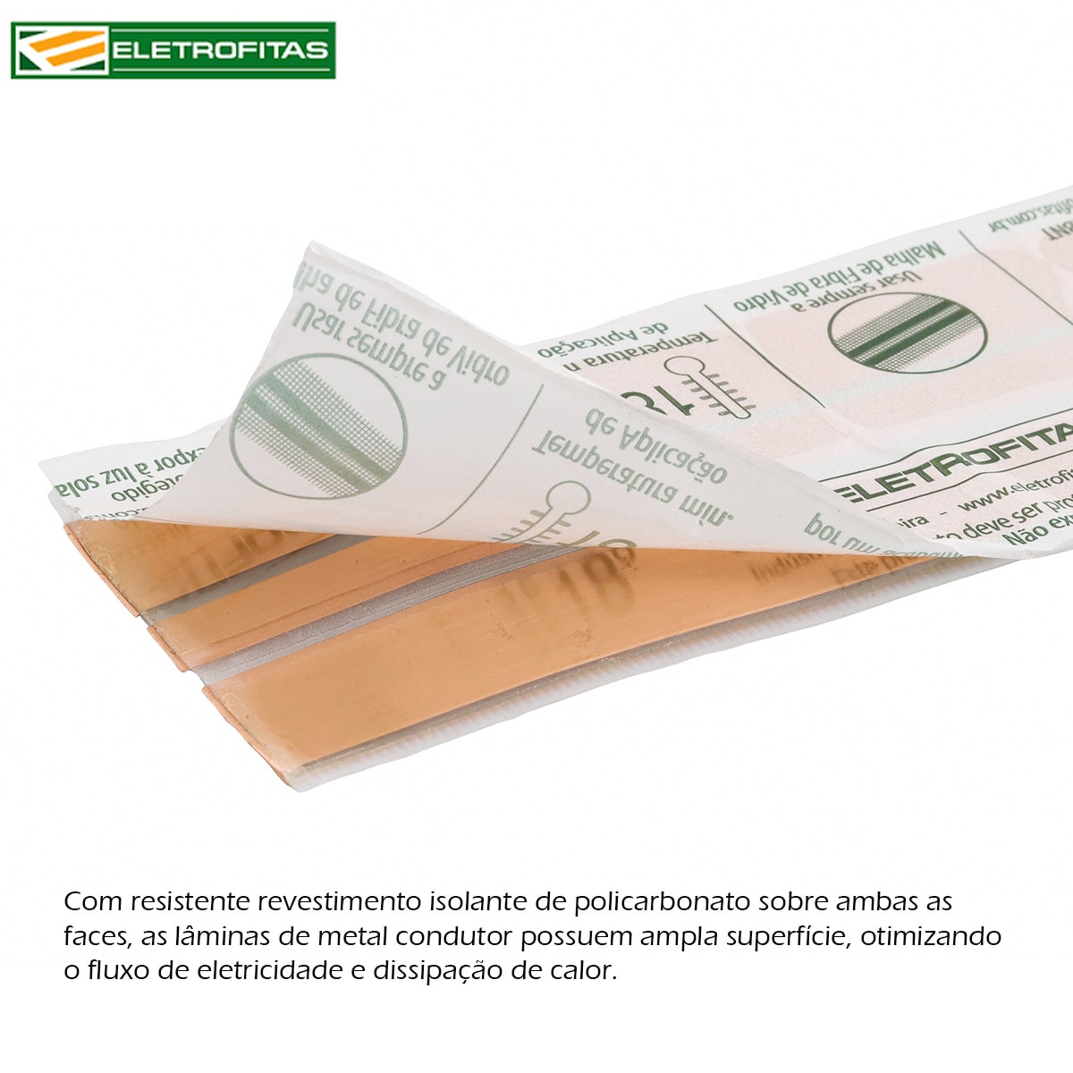 Kit Eletrofita Três Pistas 20A 750V 5 Metros - Eletrofitas