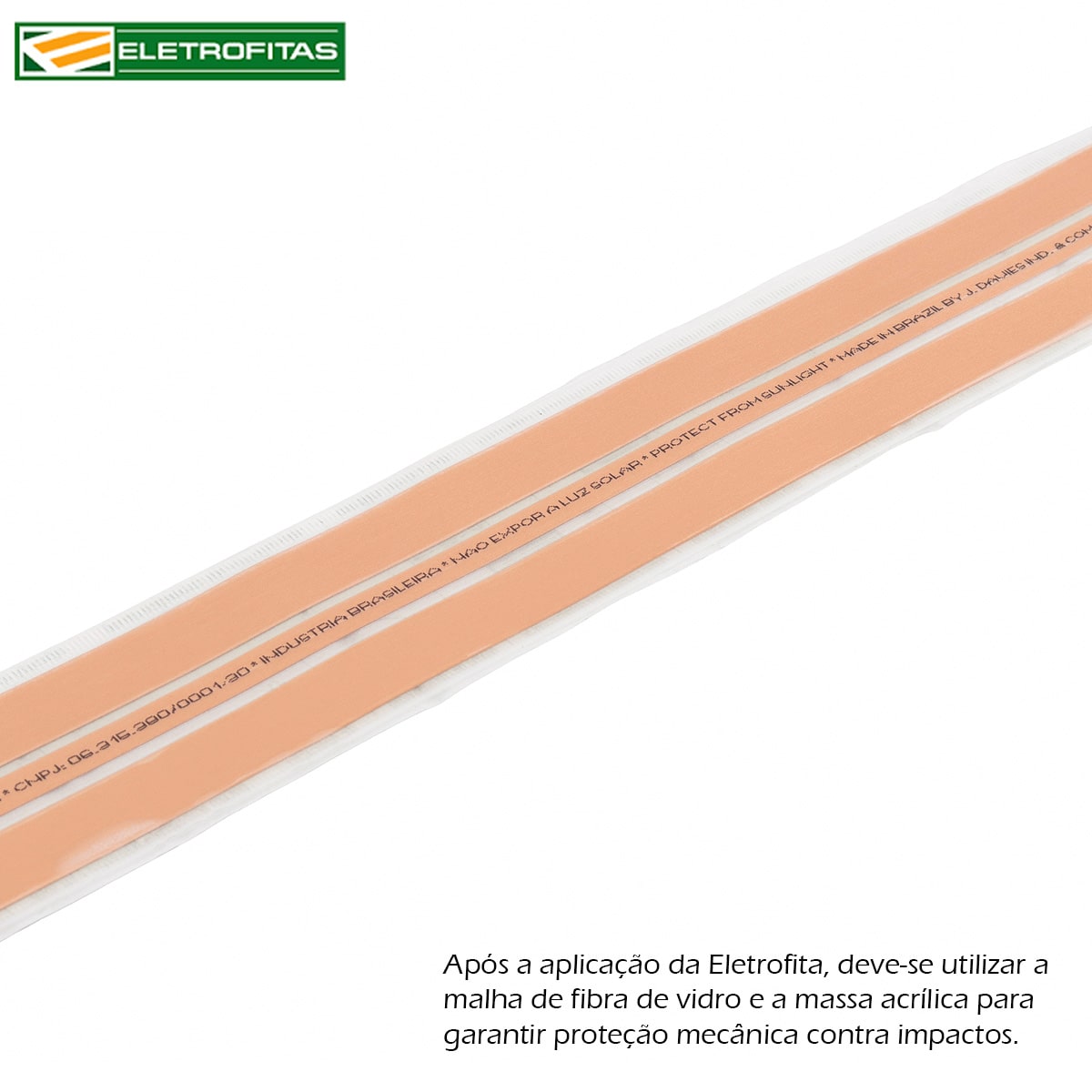 Kit Eletrofita Três Pistas 20A 750V 5 Metros - Eletrofitas