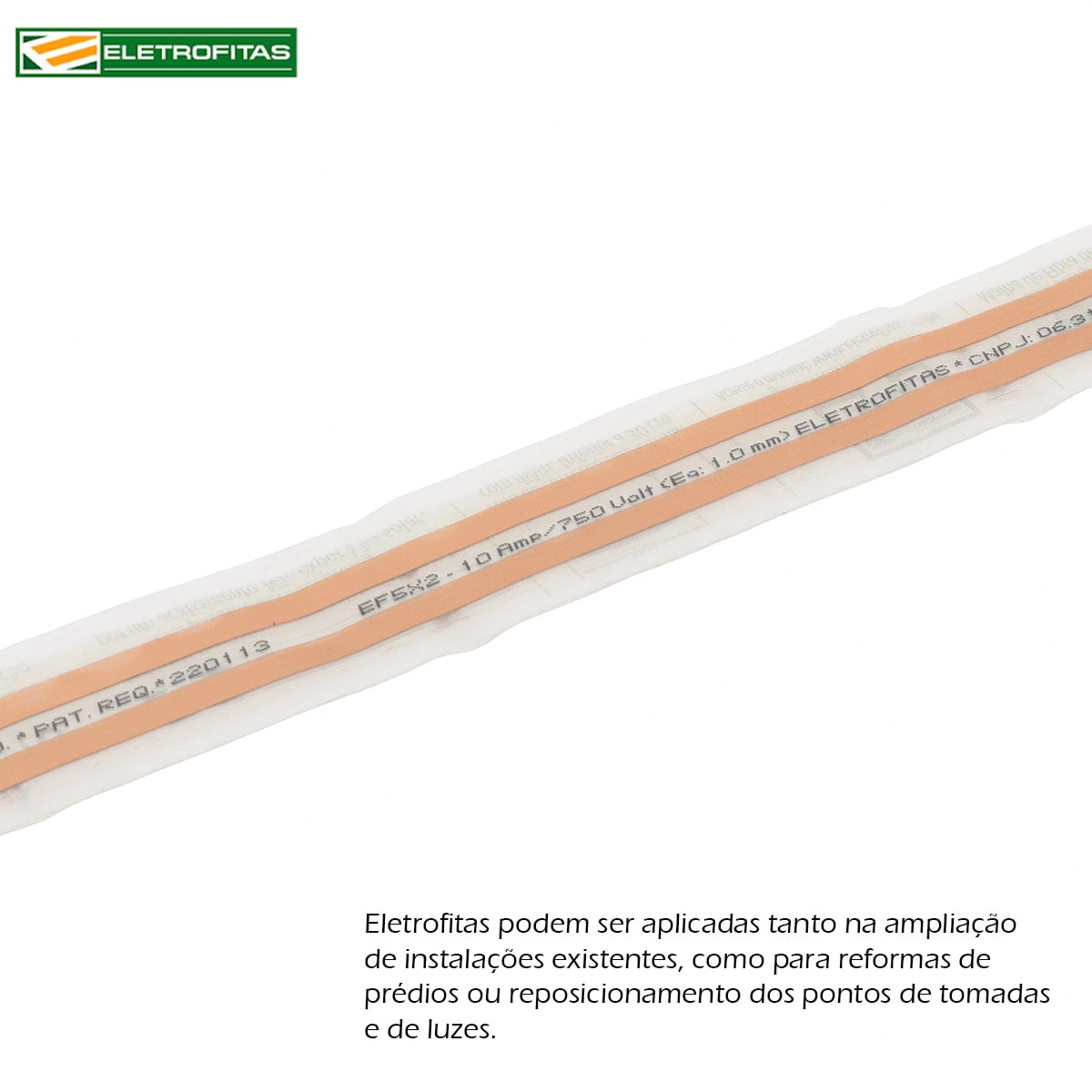 Kit Eletrofita Duas Pistas 10A 750V 2 Metros - Eletrofitas