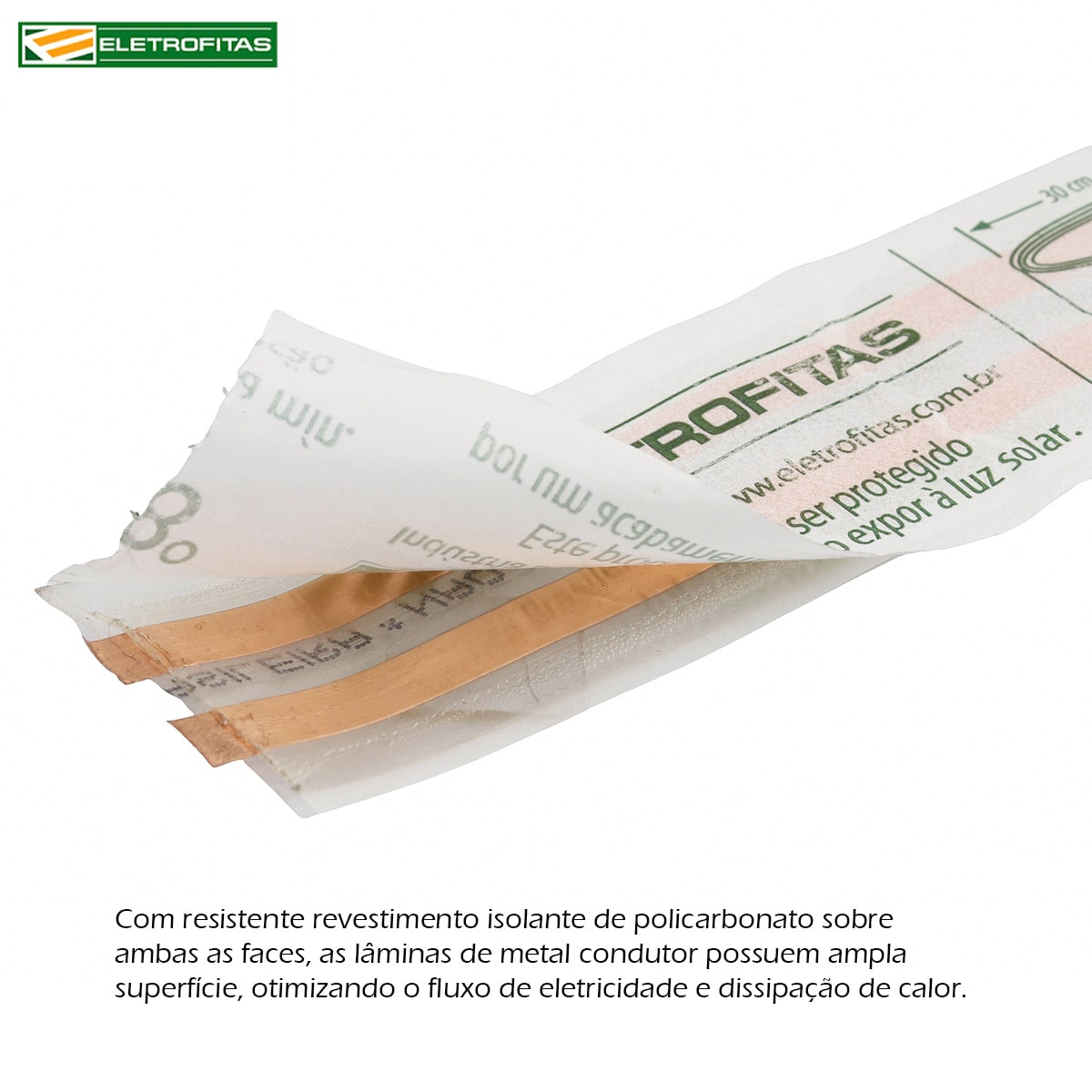 Kit Eletrofita Duas Pistas 10A 750V 5 Metros - Eletrofitas