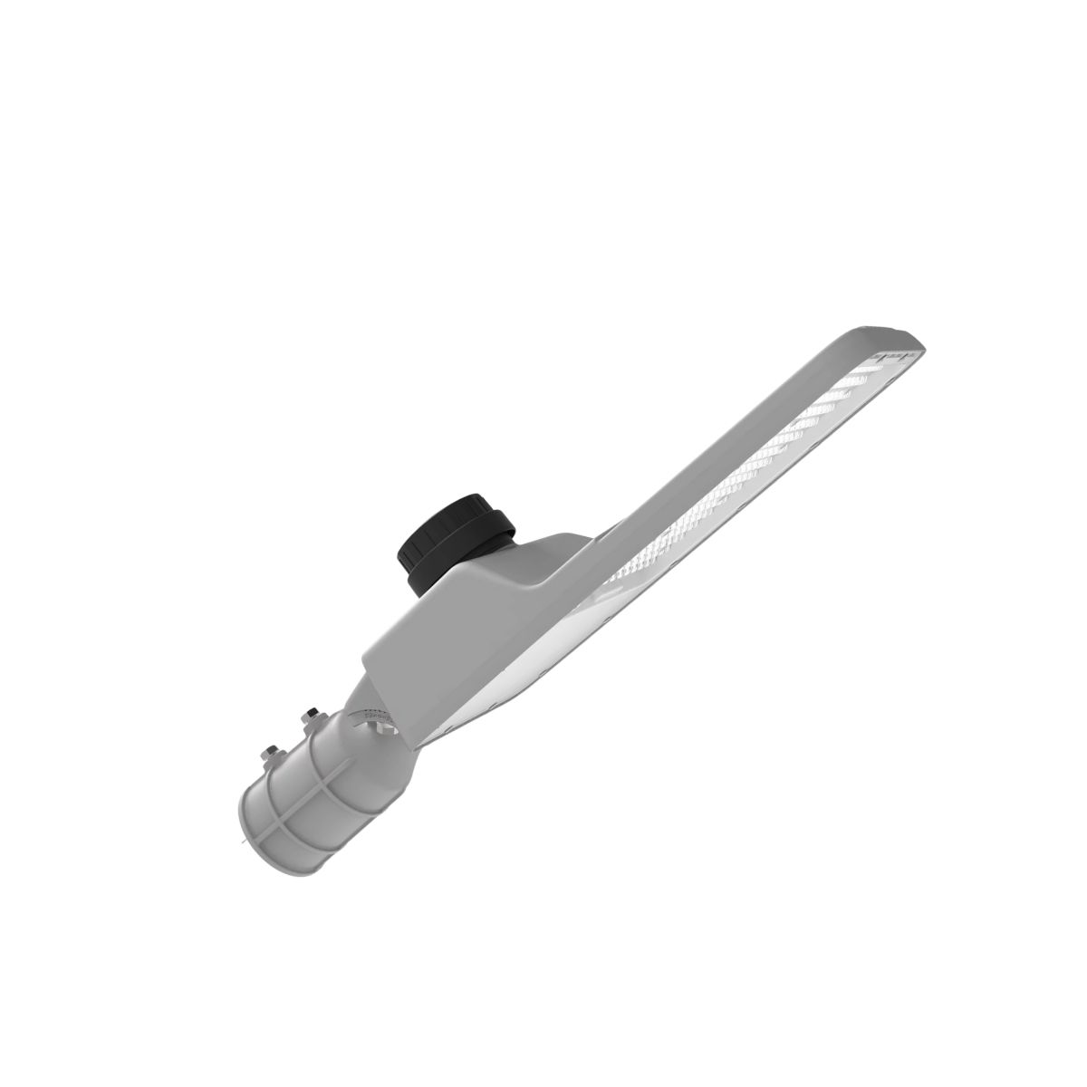 Luminária Publica Led Cinza 100W Bivolt 5000K Luz Do Dia 13500Lm Difusor Policarbonato C/Protetor Surto 10Kv Ip66 - Ledvance