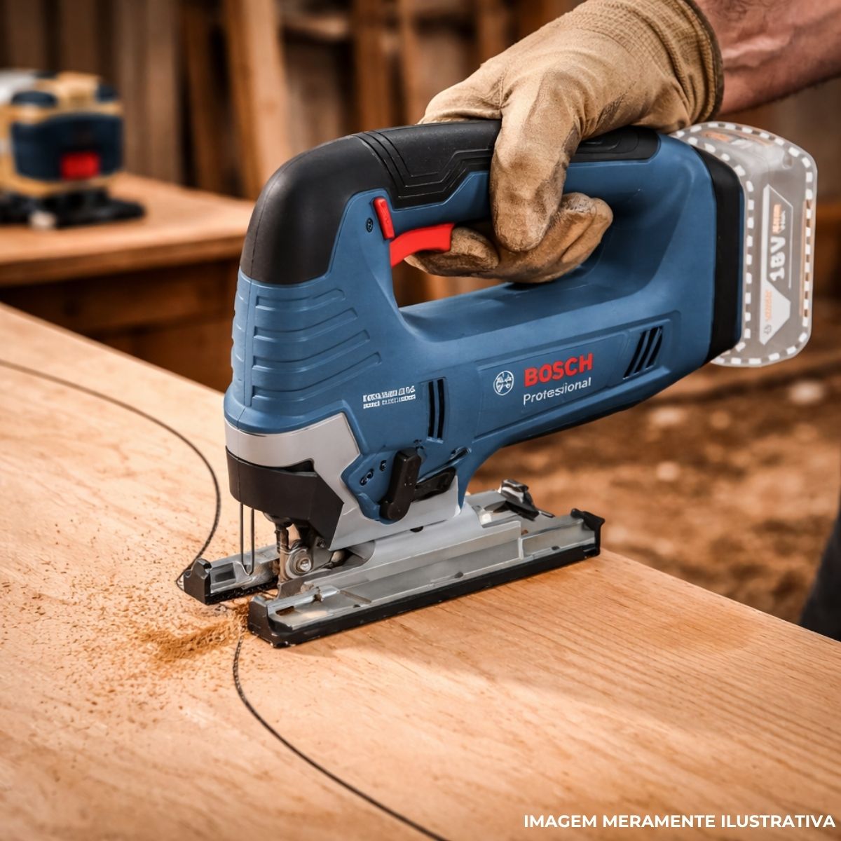 Serra Tico Tico 4 Estágios 18V Azul - Bosch