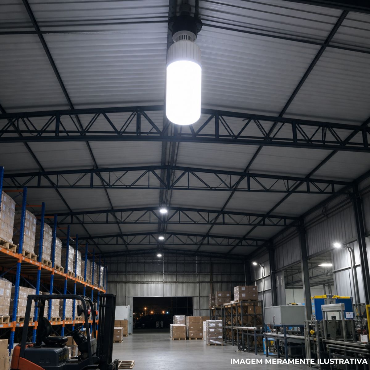 Lâmpada Led Bulbo Alta Potencia T 150W Bivolt E40 6500K Branco Frio Luz Branca 12000Lm - Ourolux