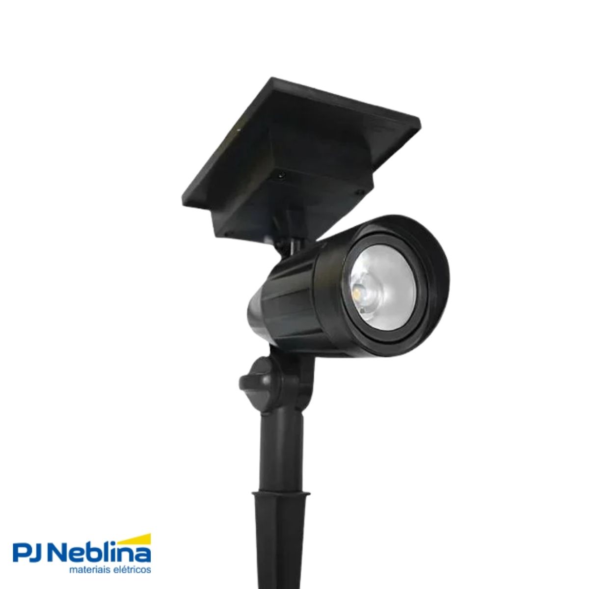 Luminária Espeto Led Jardim Redondo 3W Solar 6500K Branco Frio 50Lm - Ourolux