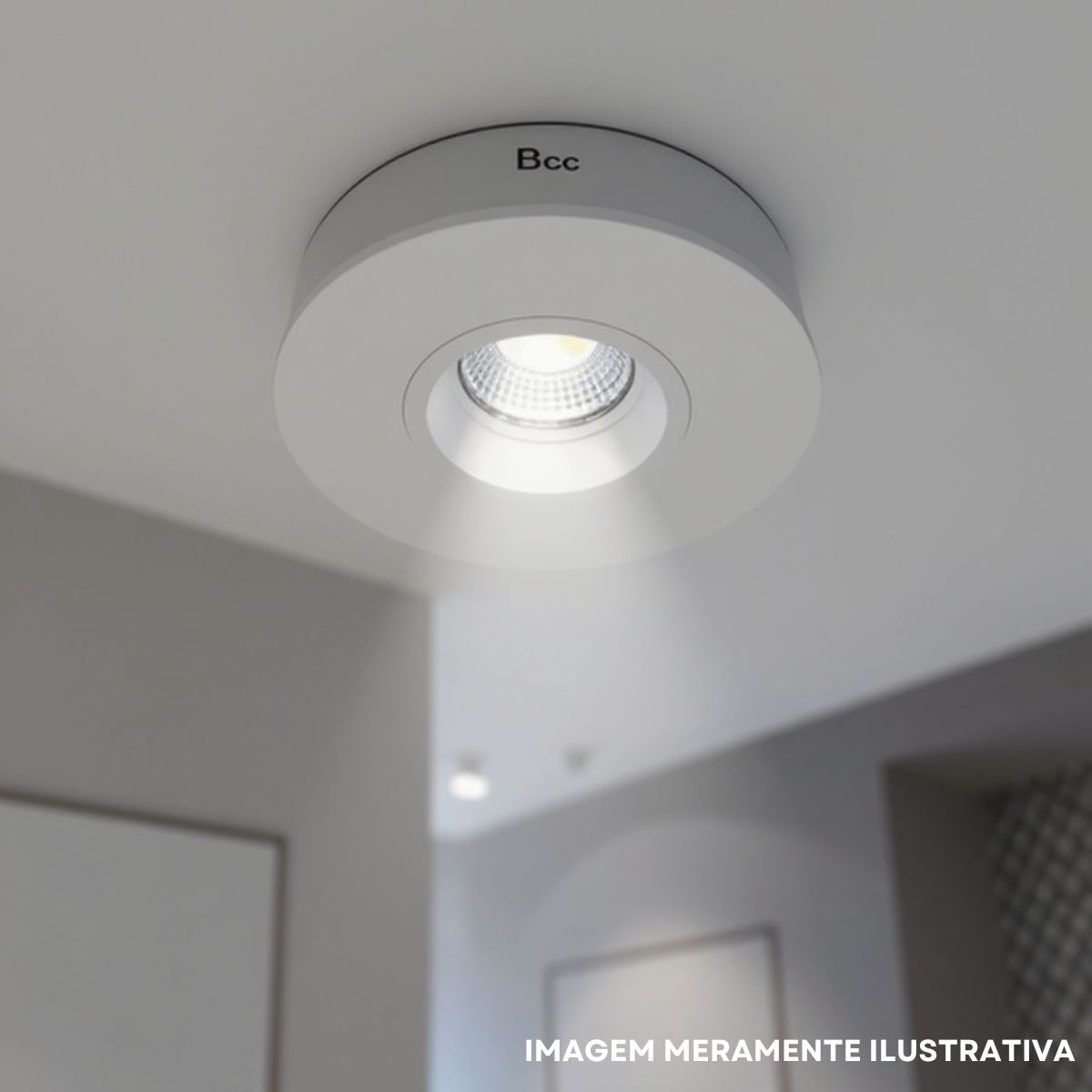 Luminária Spot Led Redonda Bc 3W Bivolt 6500K Branco Frio 250Lm - Avant