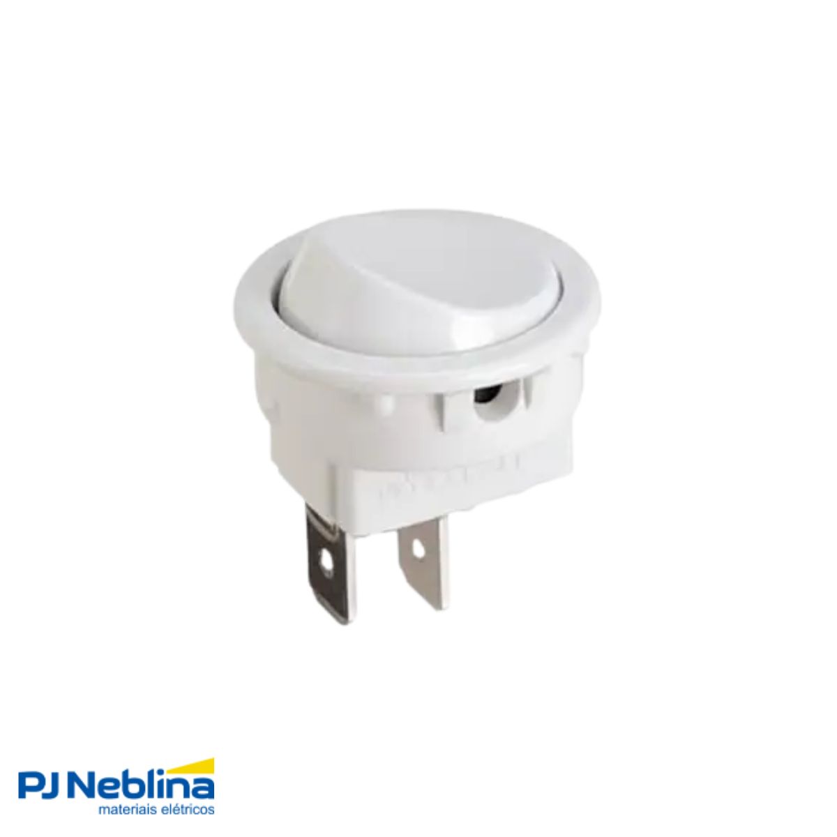 Chave Interruptor Tecla Poliamida Unipolar Liga/Desligado 10/6A 120/250V Bc Standard Terminal Faston - Margirius